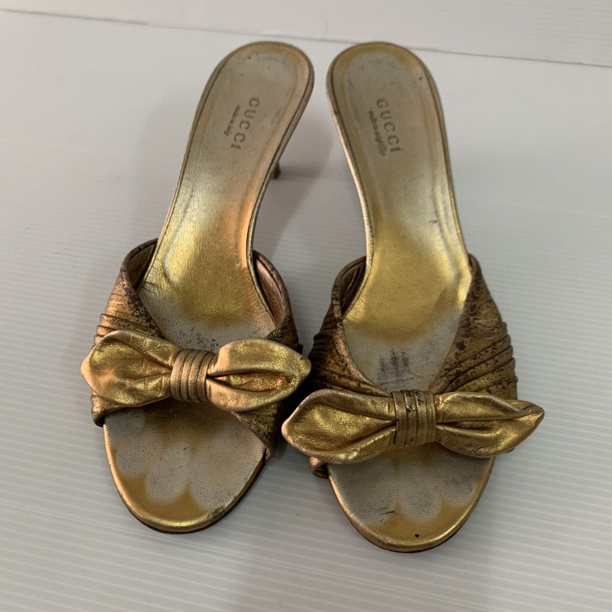 Gucci Gucci Leather Heels Size US 5.5 / IT 35.5 - 1 Thumbnail