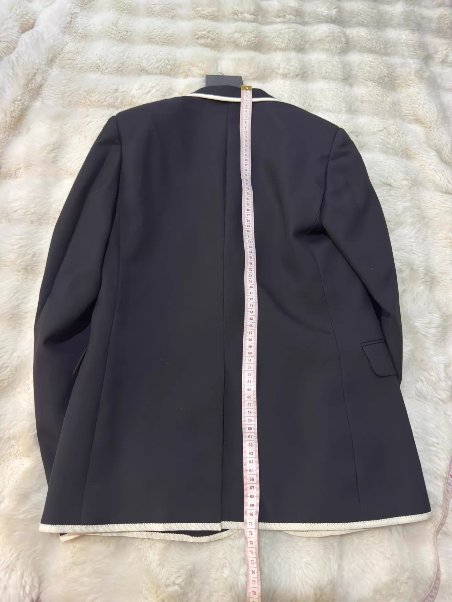 Saint Laurent Paris Saint Laurent black & white wool silk blazer 44 new with tags Size 44R - 8 Thumbnail