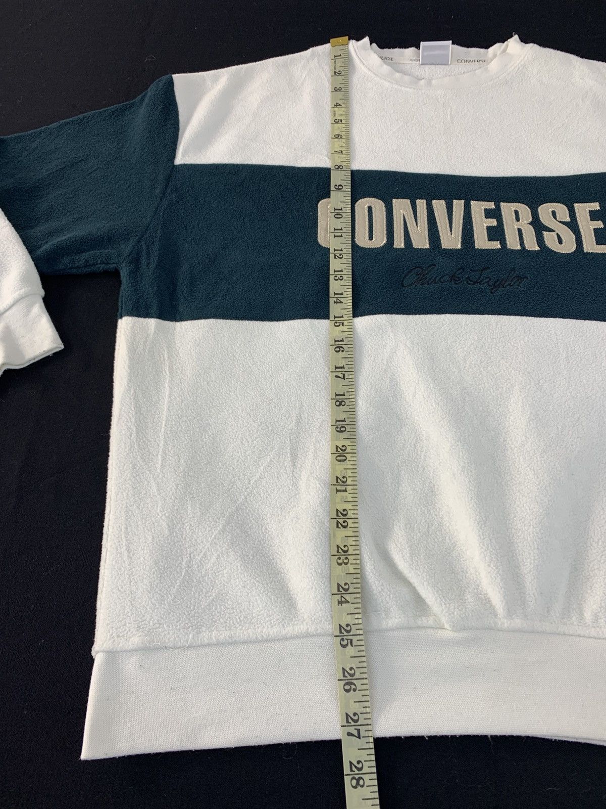 Converse Converse Fluffy Fleece Crewneck Pullover Embroidery Logo Size US L / EU 52-54 / 3 - 11 Thumbnail