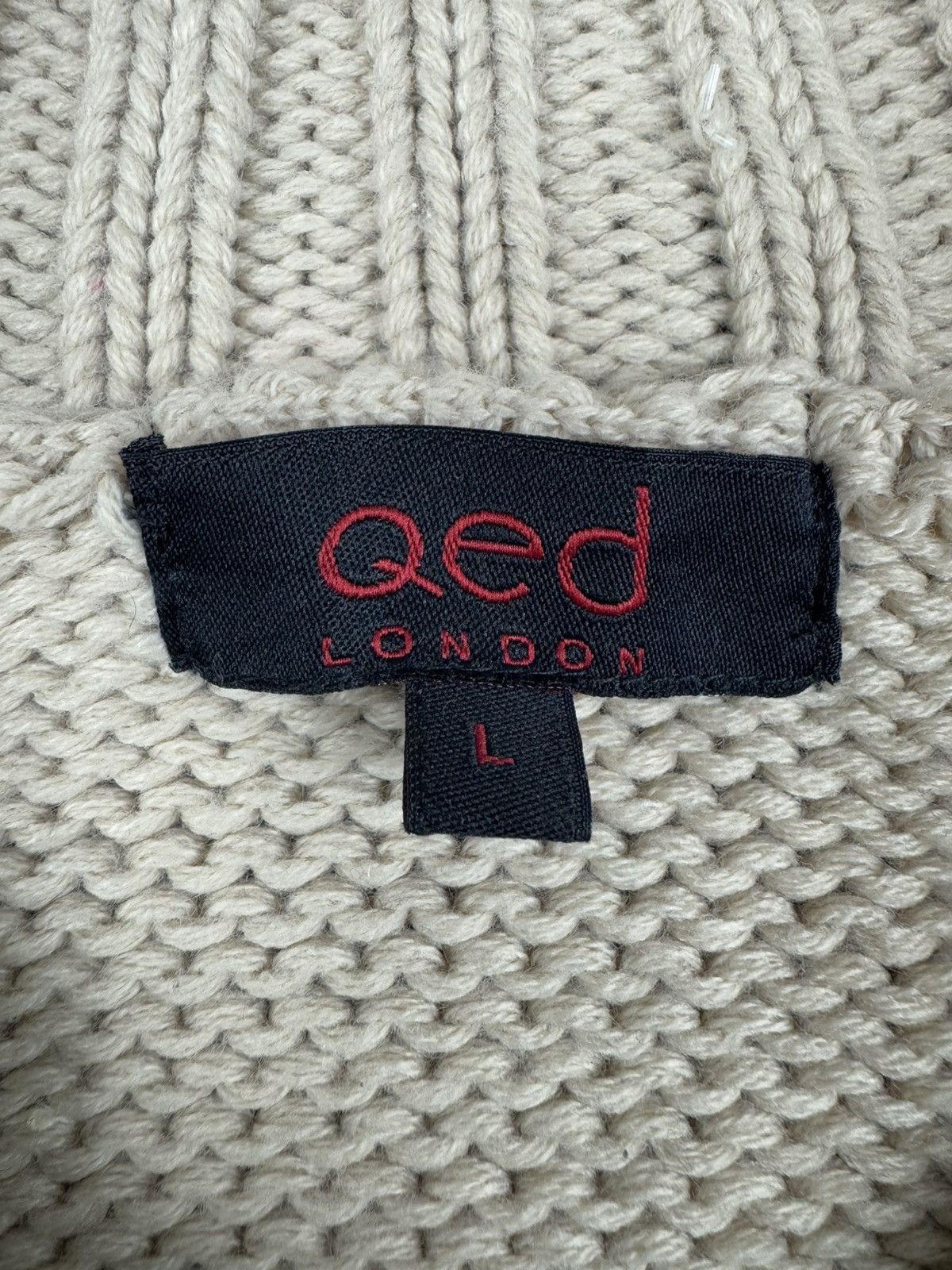 Japanese Brand × Vintage Vintage y2k Qued london crazy bondage cropped sweater knit Size L / US 10 / IT 46 - 9 Thumbnail