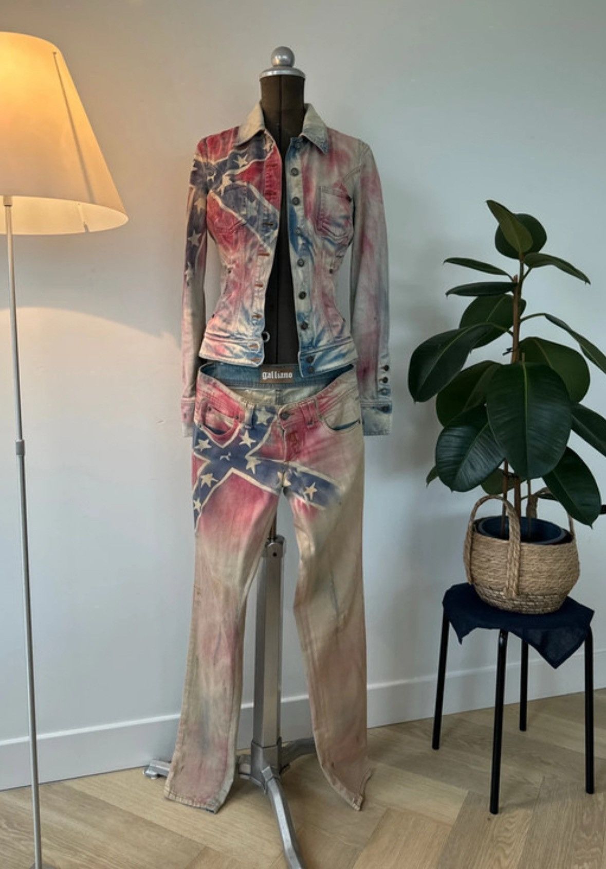 John Galliano John Galliano denim flag set Size S / US 4 / IT 40 - 1 Thumbnail