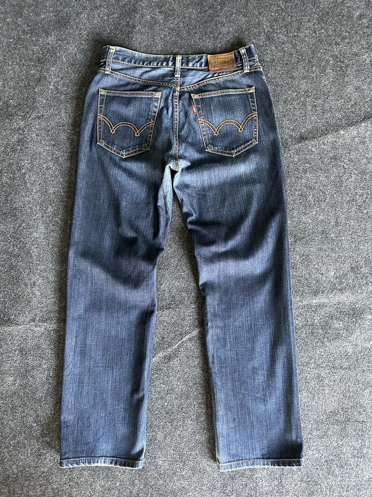 BUFFALO BOBS × Edwin × If Six Was Nine Vintage Edwin 503 Japan Blue Indigo Denim D119 Size US 30 / EU 46 - 3 Thumbnail
