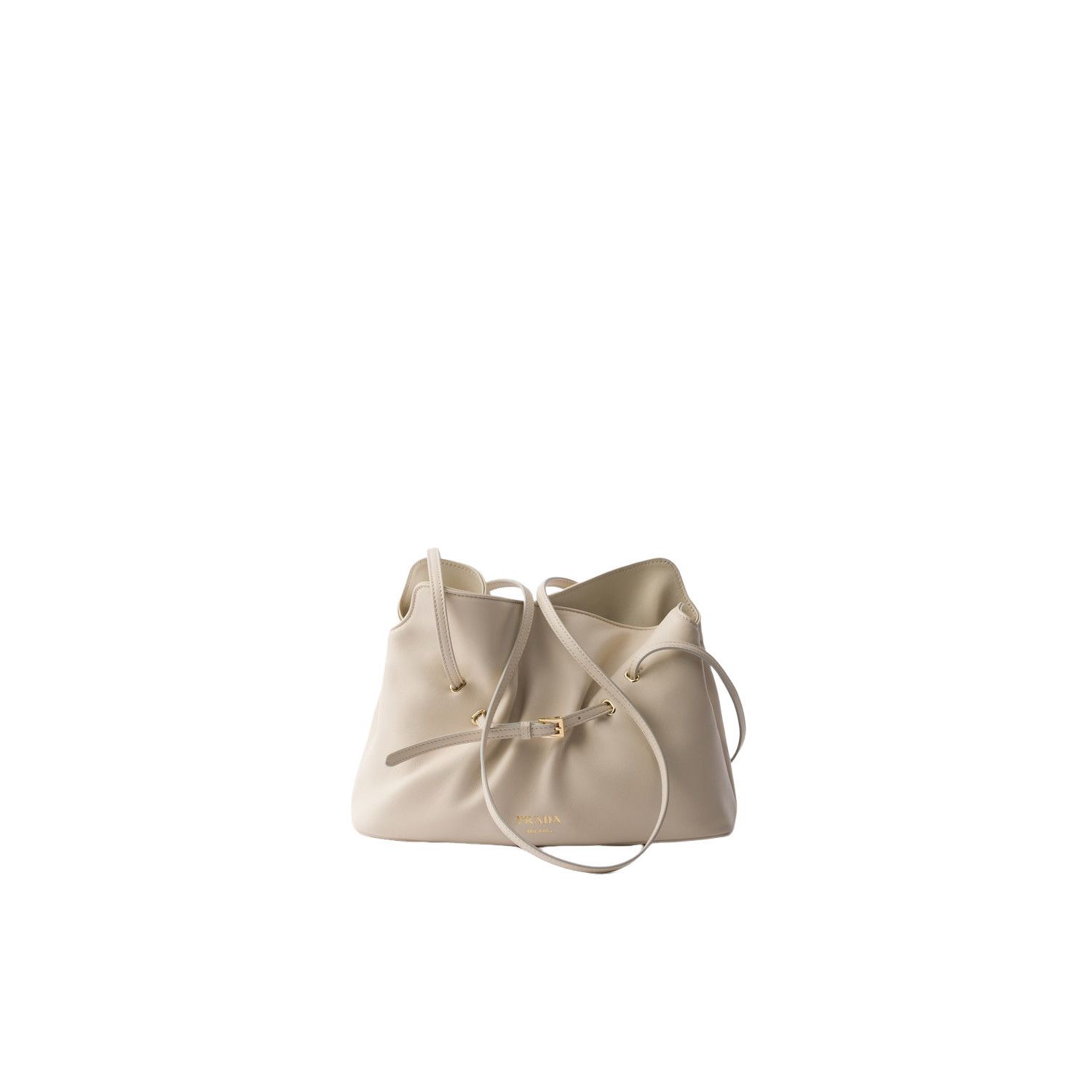 Prada PRADA Dada Small $3350 Ivory Leather Shoulder Bag New & Auth Size ONE SIZE - 1 Thumbnail