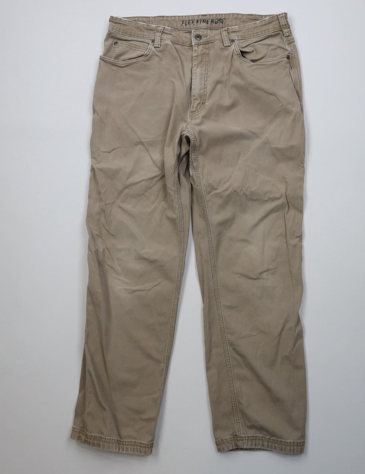 Duluth Trading Company Duluth Trading Co Canvas Flex Fire Hose Wide Leg Pants Size US 36 / EU 52 - 1 Thumbnail