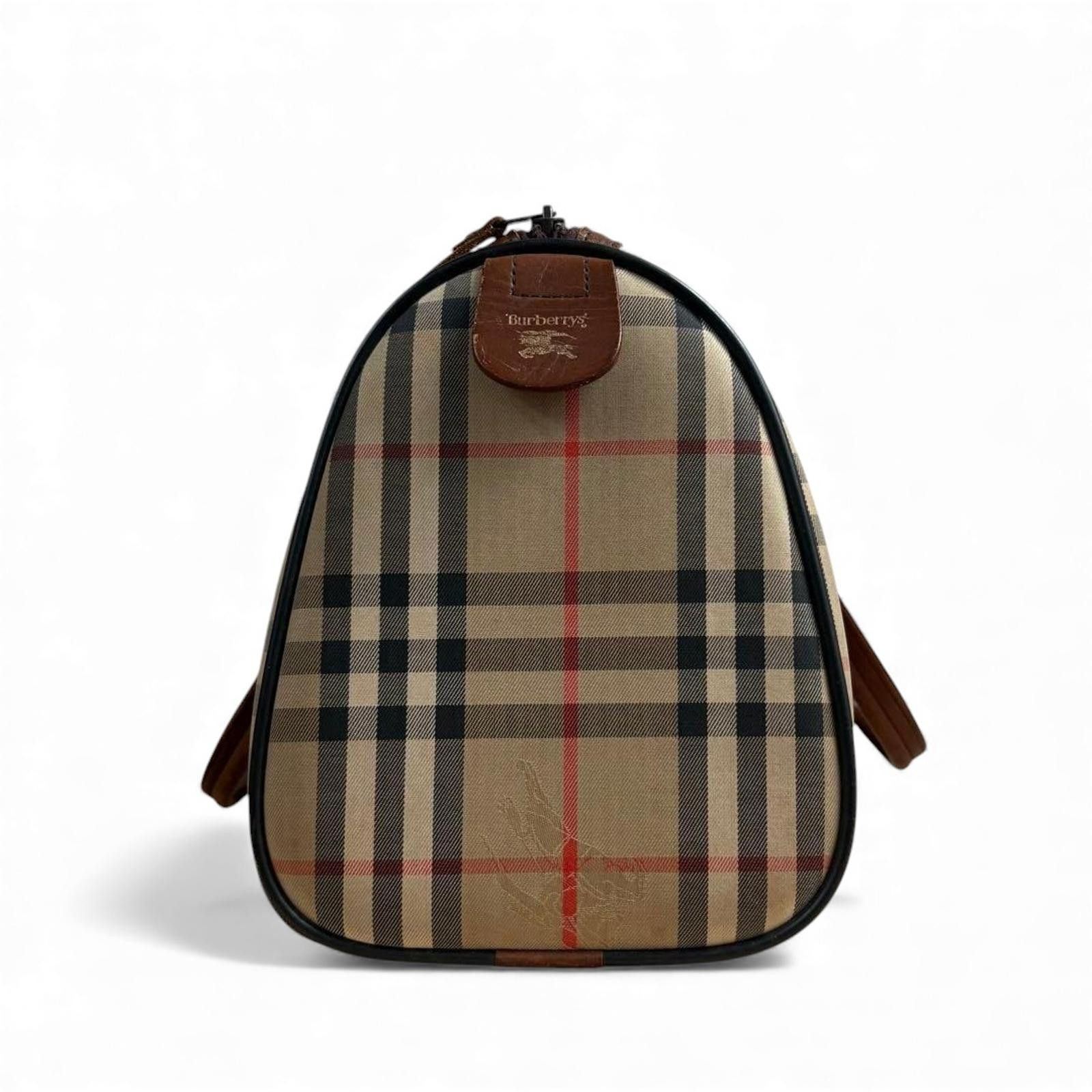 Burberry Burberry - Vintage Checkered Handbag Leather Handles Size ONE SIZE - 8 Thumbnail
