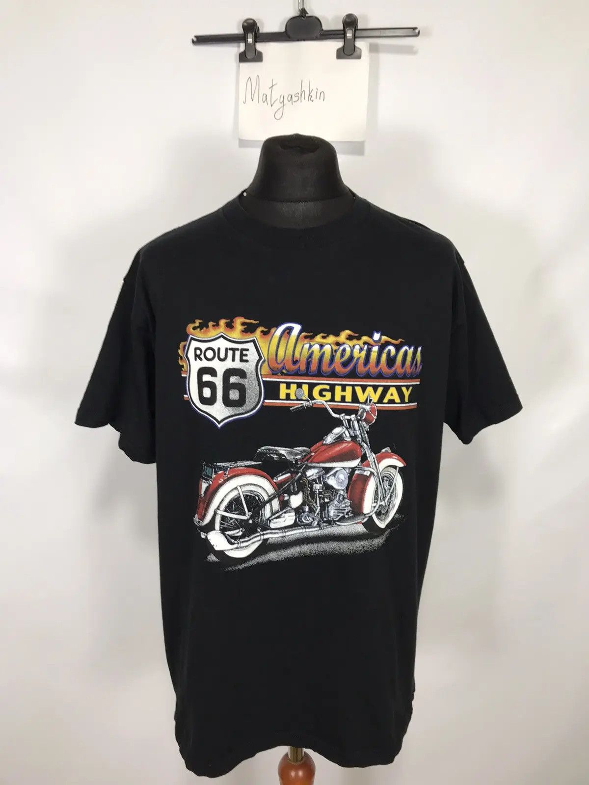 Band Tees × Route 66 × Vintage Vintage Route 66 t-shirt size XL Size US XL / EU 56 / 4 - 1 Thumbnail