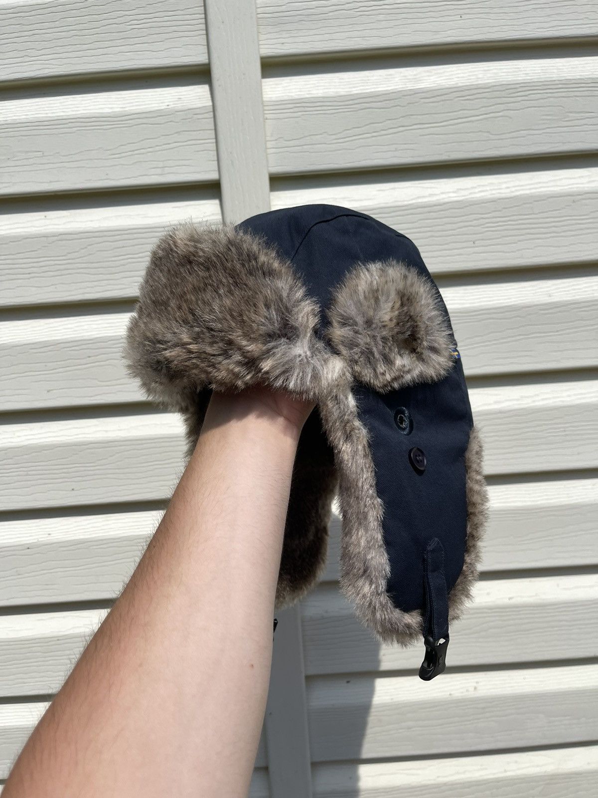 Fjallraven Fjallraven G1000 Faux Fur Singi Trapper Winter Outdoor Hat Size ONE SIZE - 6 Thumbnail