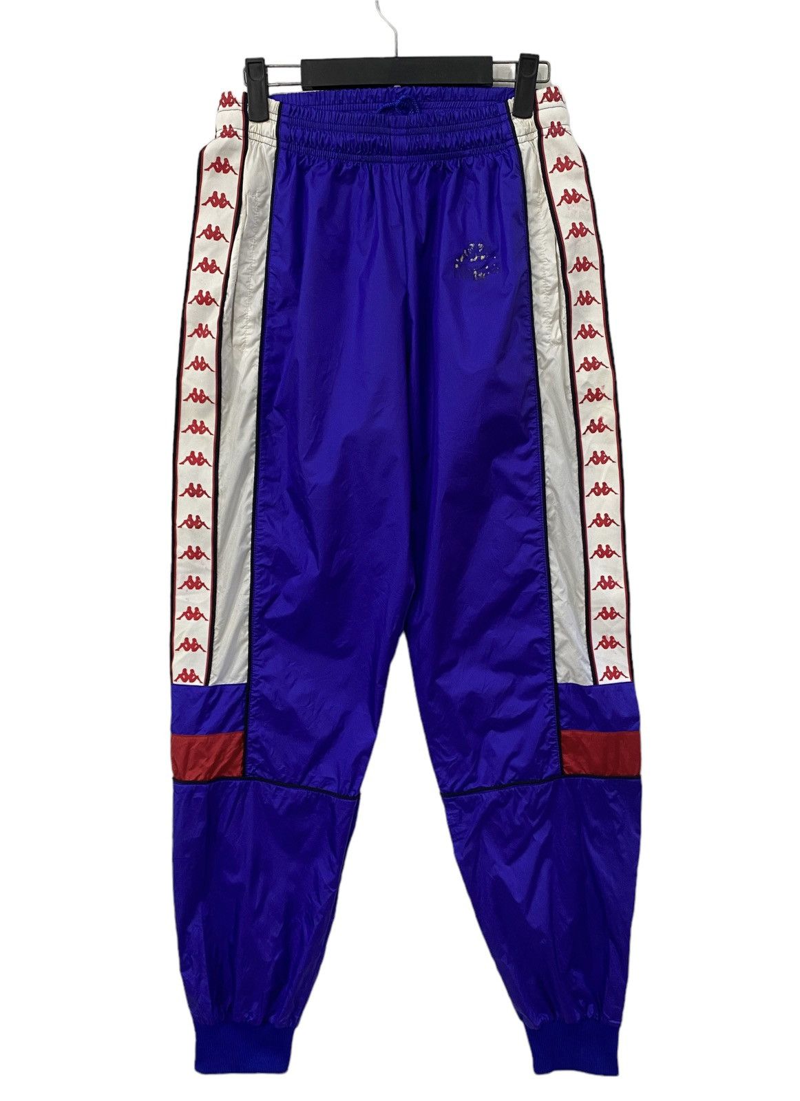 Kappa 💥VINTAGE KAPPA sweatpant streetwear side tape indigo pants Size US 30 / EU 46 - 1 Thumbnail