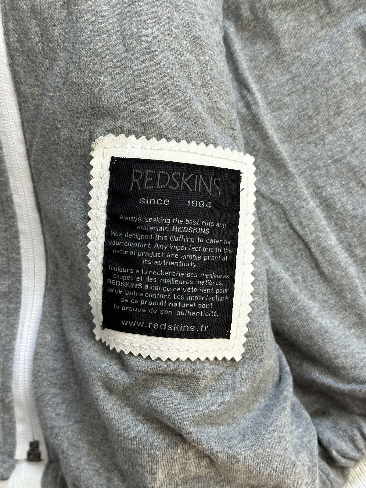 NFL × Vintage Vintage Redskins California Bomber Leather Jacket Varsity Size US XL / EU 56 / 4 - 19 Thumbnail