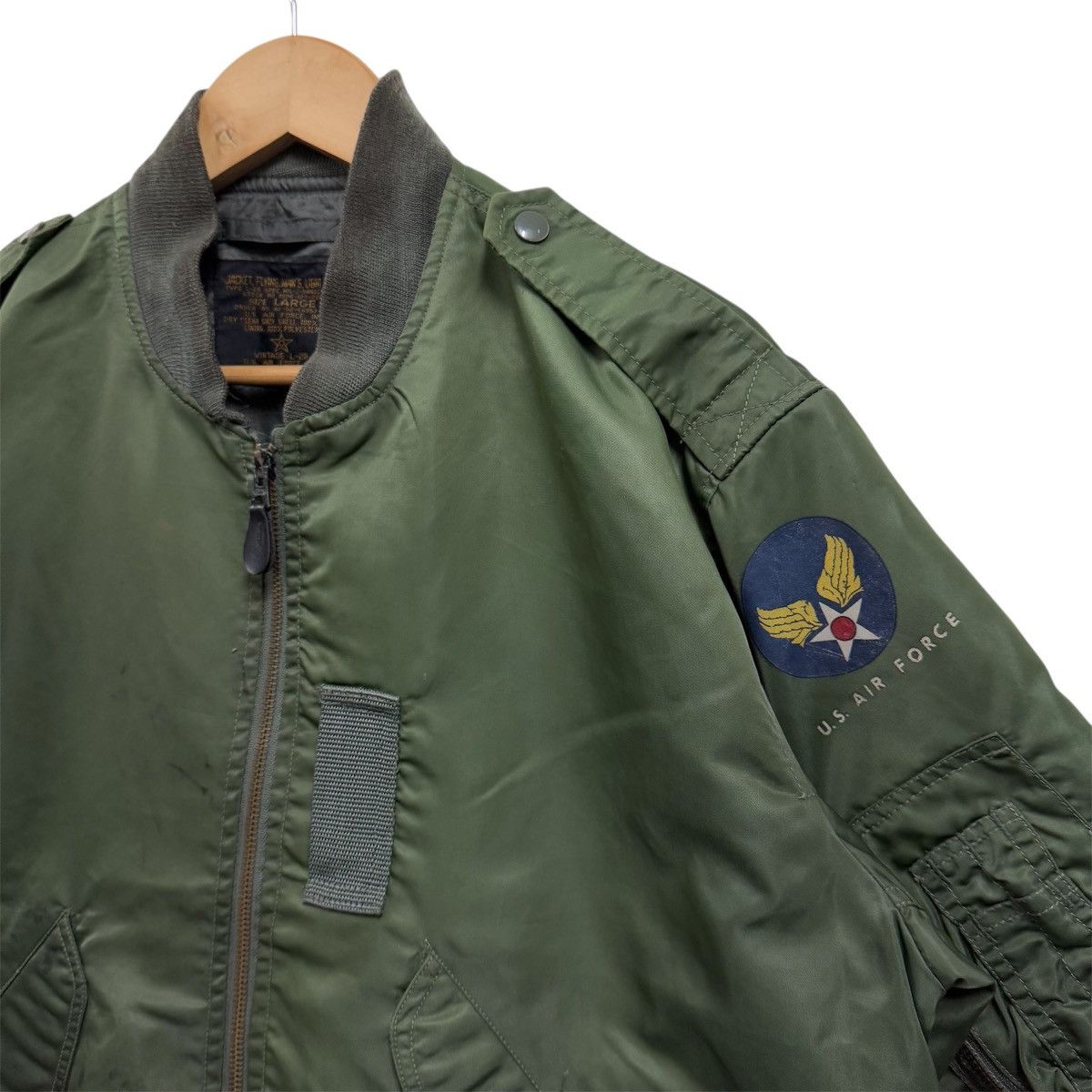 Buzz Rickson's Vintage L-2B Flying Jacket Bomber Size US L / EU 52-54 / 3 - 2 Thumbnail