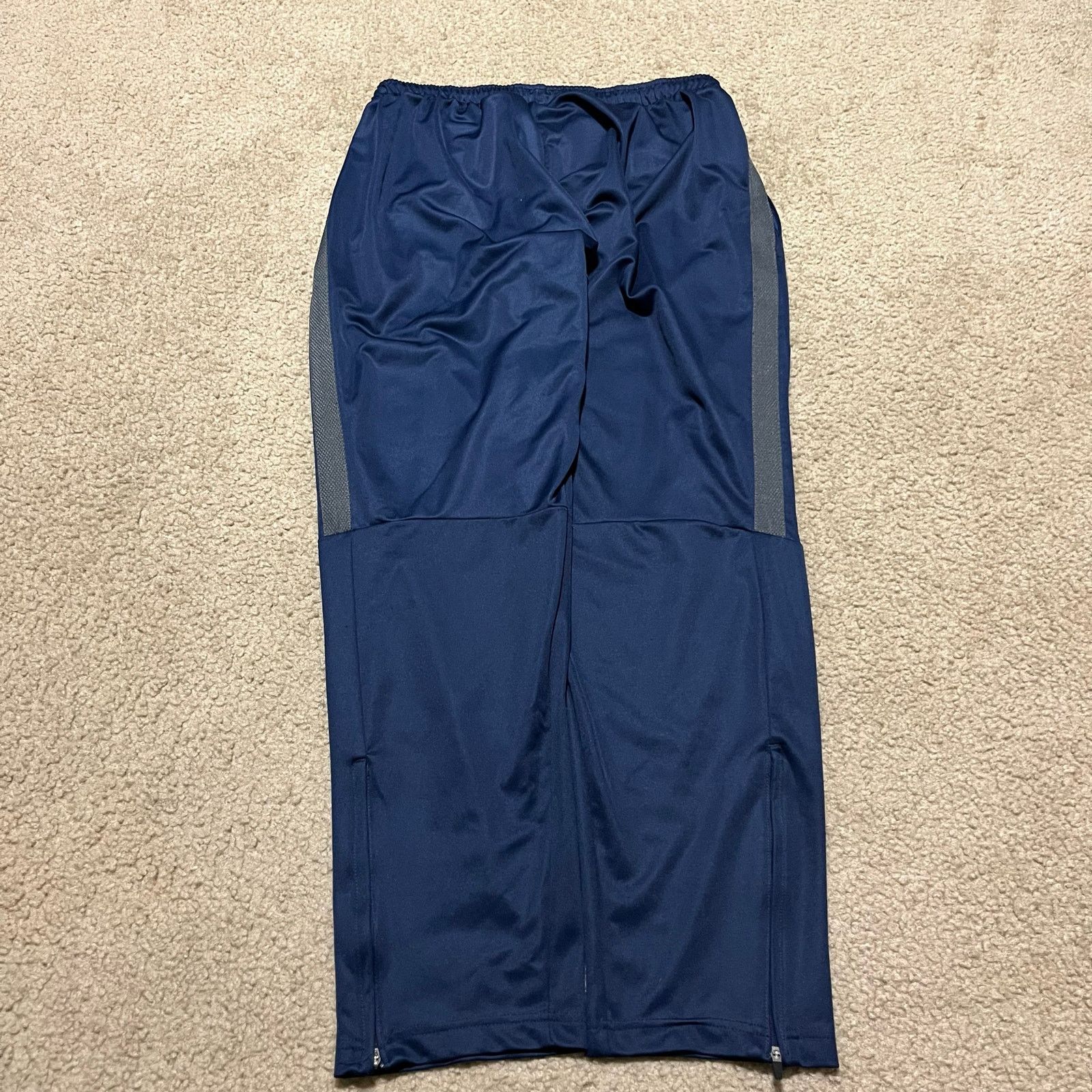 Nike Nike Grey Striped Navy Baggy Sweatpants Sportswear XL Size US 30 / EU 46 - 2 Thumbnail