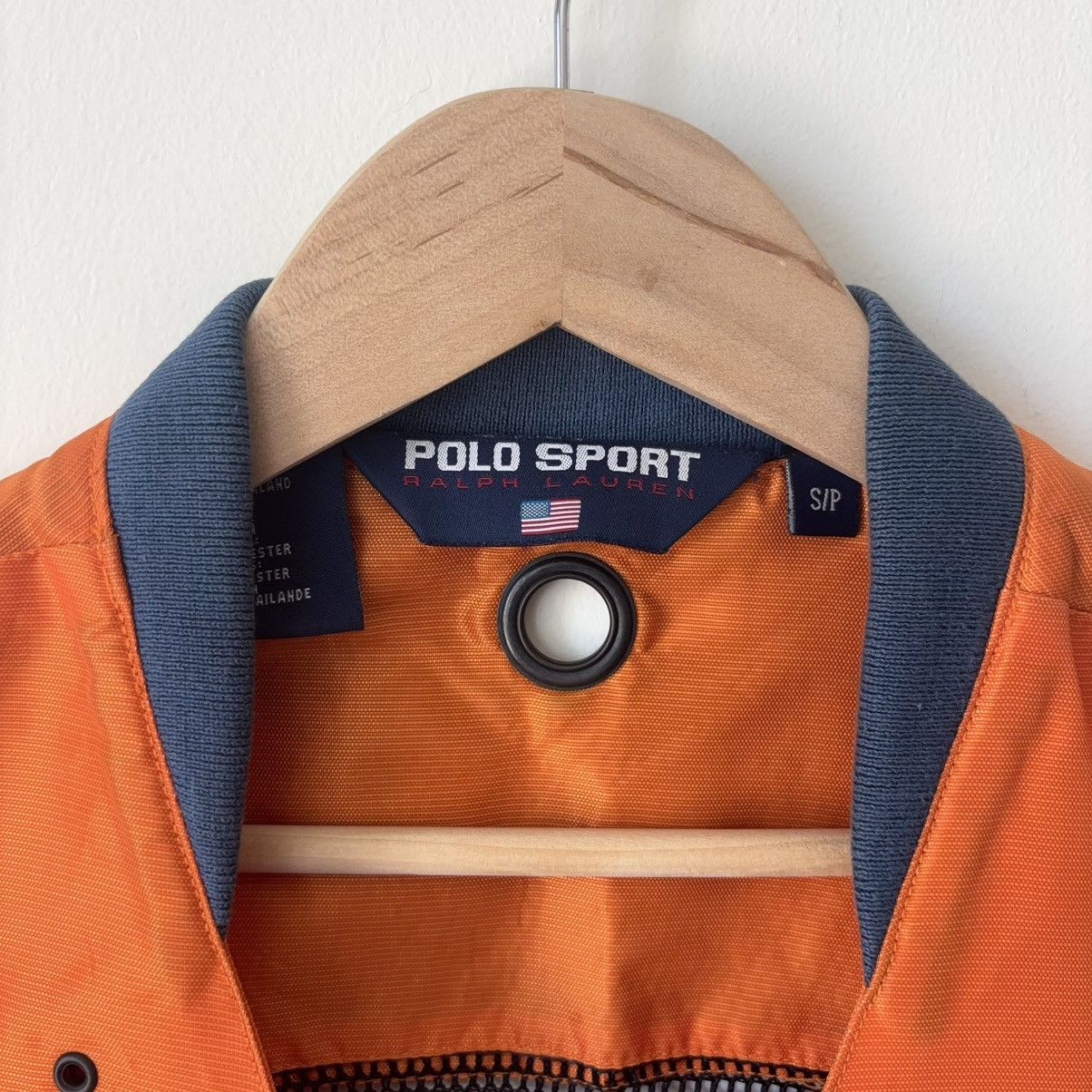 Polo Ralph Lauren Polo Sport 100% Nylon Hi Tech Utility Vest Safety Orange Size US S / EU 44-46 / 1 - 2 Thumbnail