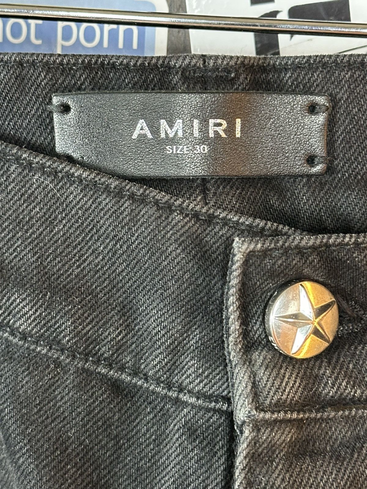 Amiri Amiri & Chemist FW 2022 Black Carpenter Jeans Size US 30 / EU 46 - 11 Thumbnail