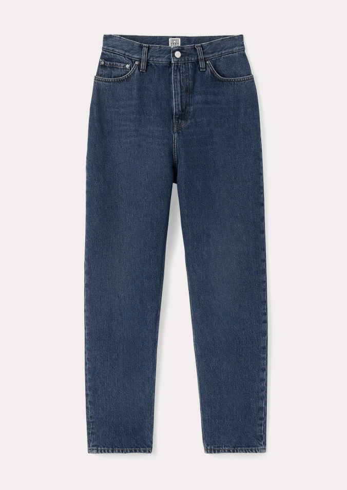 Toteme Toteme Tapered Leg Denim Jeans Size 26" / US 2 / IT 38 - 1 Thumbnail