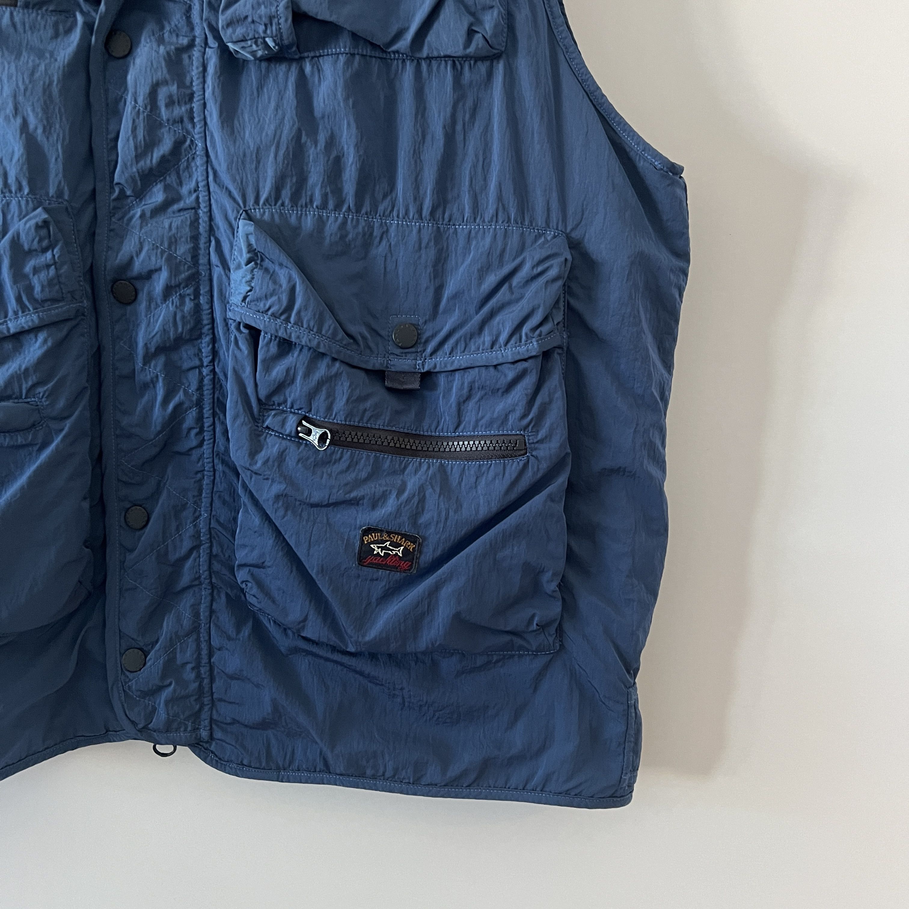 Paul & Shark Men's Paul & Shark Scoop Nylon Fishing Gilet Vest Size XL Size US XL / EU 56 / 4 - 7 Thumbnail