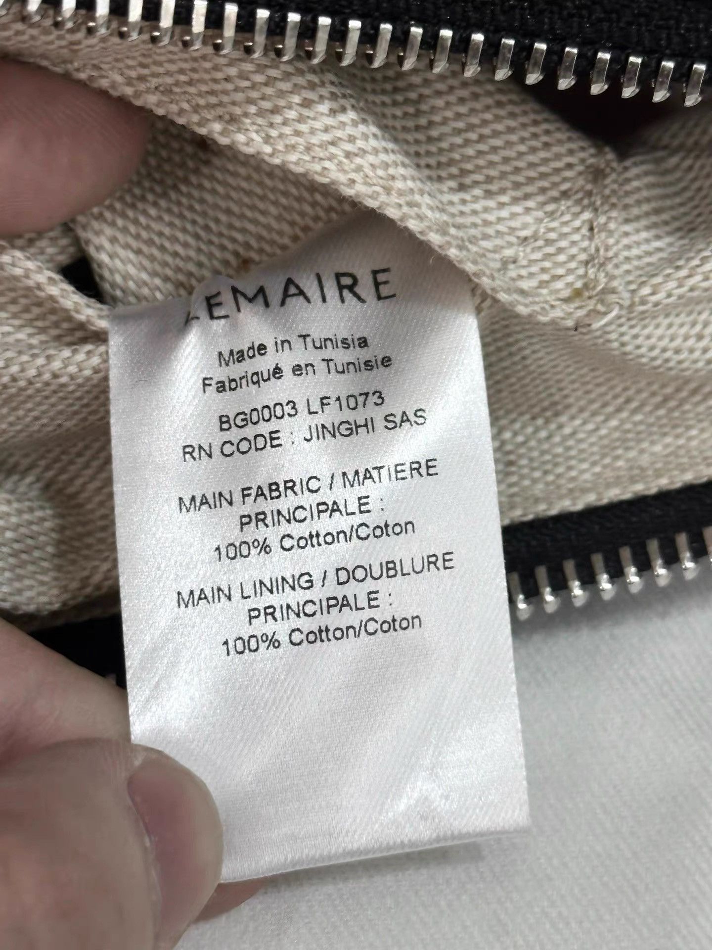 Lemaire LEMAIRE Small Coated Black Croissant Bag K34 Size ONE SIZE - 8 Thumbnail