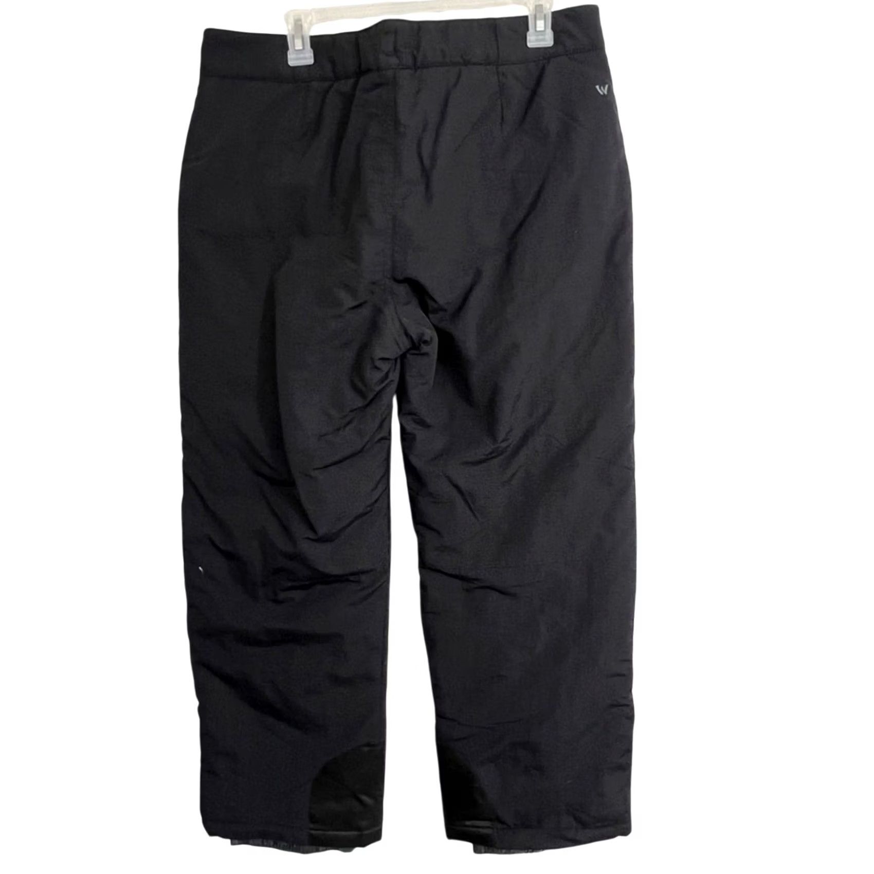 Vintage White Sierra Toboggan Insulated Pant Black Large 29" Inseam Men Snow Pants L Size US 33 - 2 Thumbnail