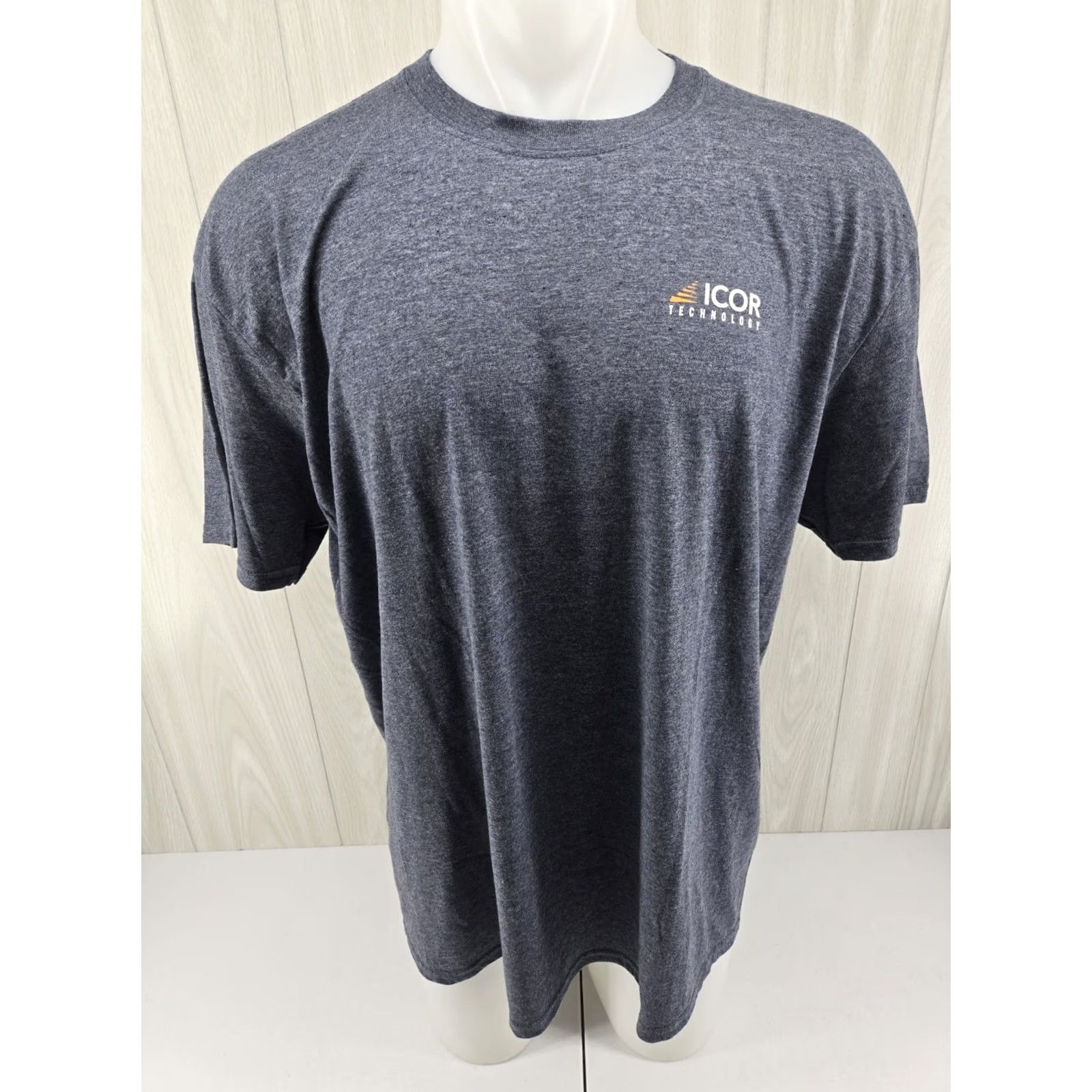 Gildan ICOR TECHNOLOGY Caliber Robot T Shirt Size 2XL Gray Blue Men's T-Shirt Short Sleeve 2XL Gray Size US XXL / EU 58 / 5 - 3 Thumbnail
