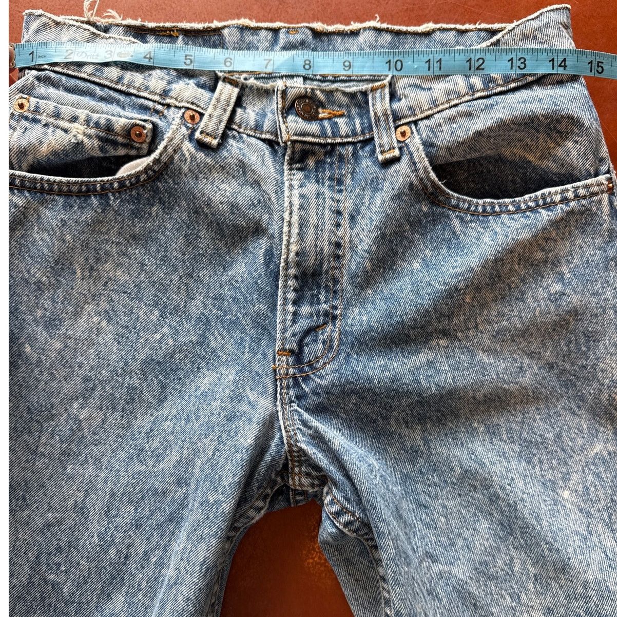 Levi's Vintage Levi’s Acid Wash 80's Blue Jeans 32x30 Made in USA Size US 32 / EU 48 - 5 Thumbnail