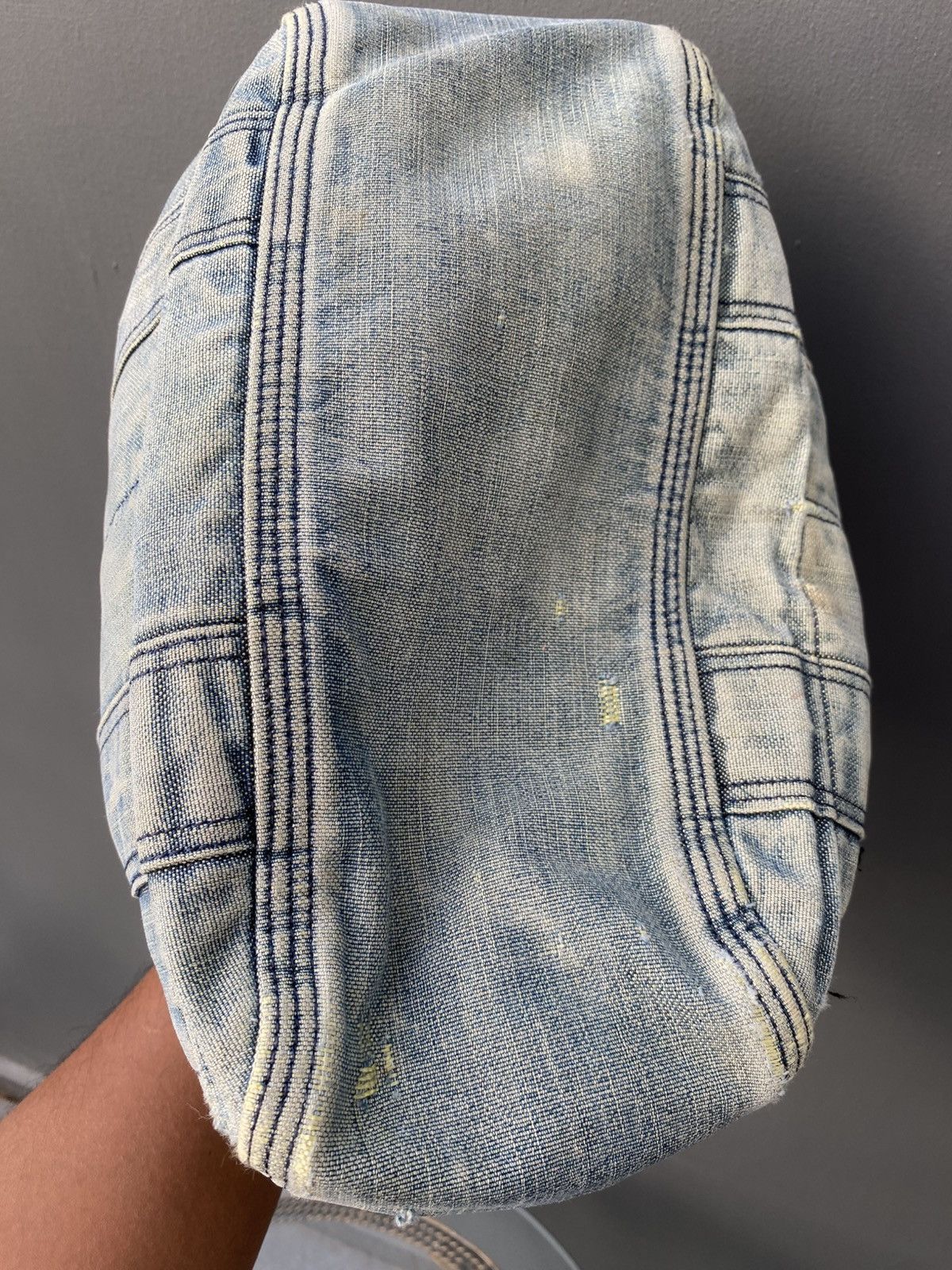 Porter × Vintage VTG PORTER DISTRESSED DENIM TOTE BAG Size ONE SIZE - 9 Thumbnail