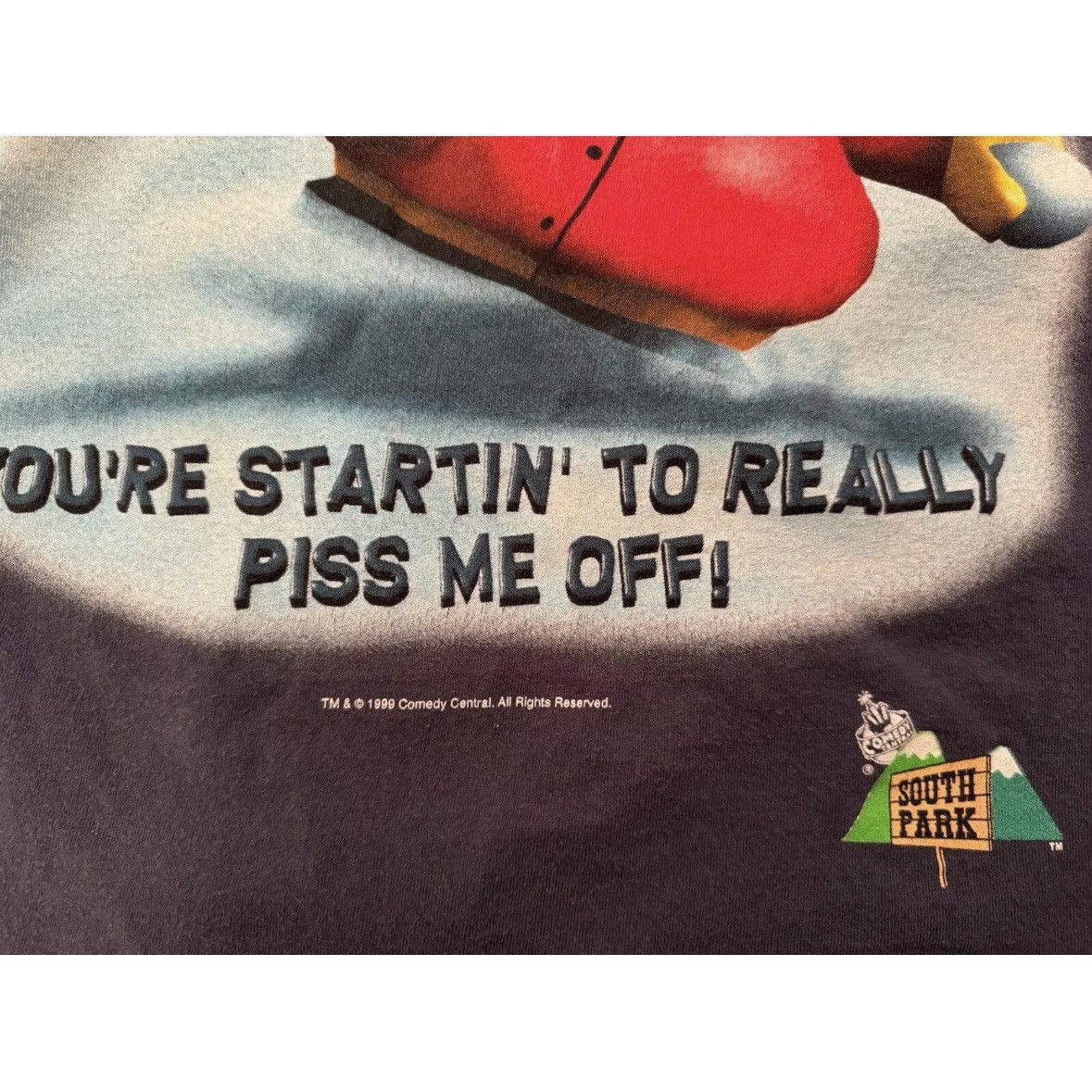 Vintage Vintage 90s South Park Cartman Graphic Tee Size L Size US L / EU 52-54 / 3 - 5 Thumbnail