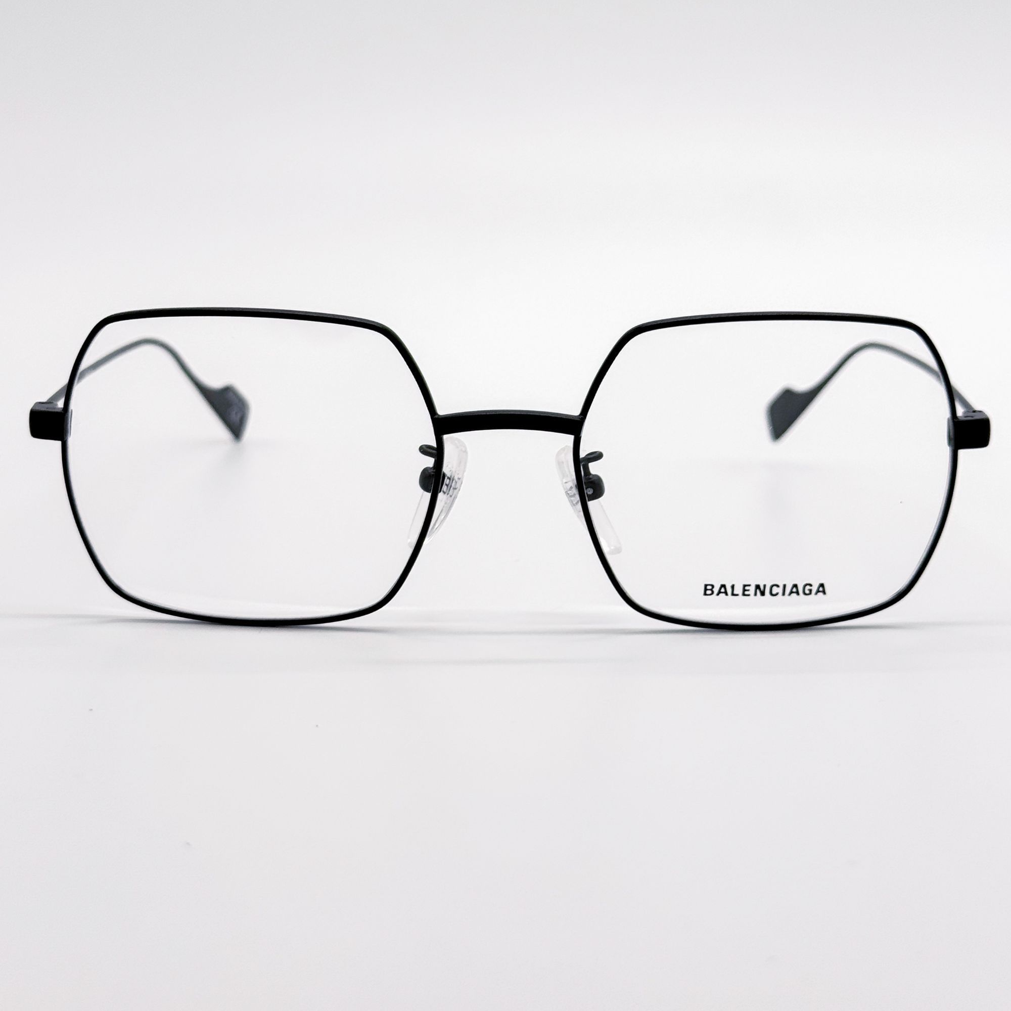 Balenciaga NEW BALENCIAGA EYEGLASSES BB0090O 001 SQUARE BLACK WOMEN EYE Size ONE SIZE - 2 Thumbnail