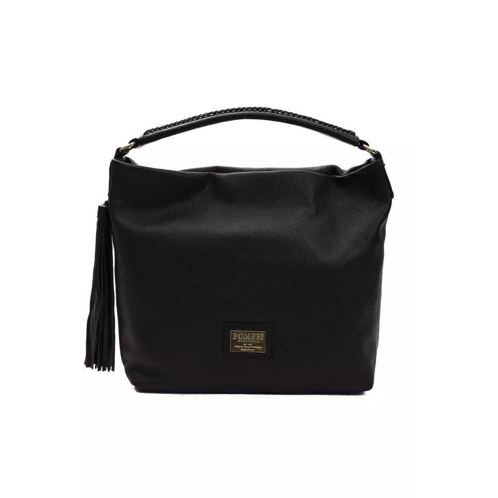 Other Pompei Donatella Black Leather Shoulder Bag Size ONE SIZE - 1 Thumbnail