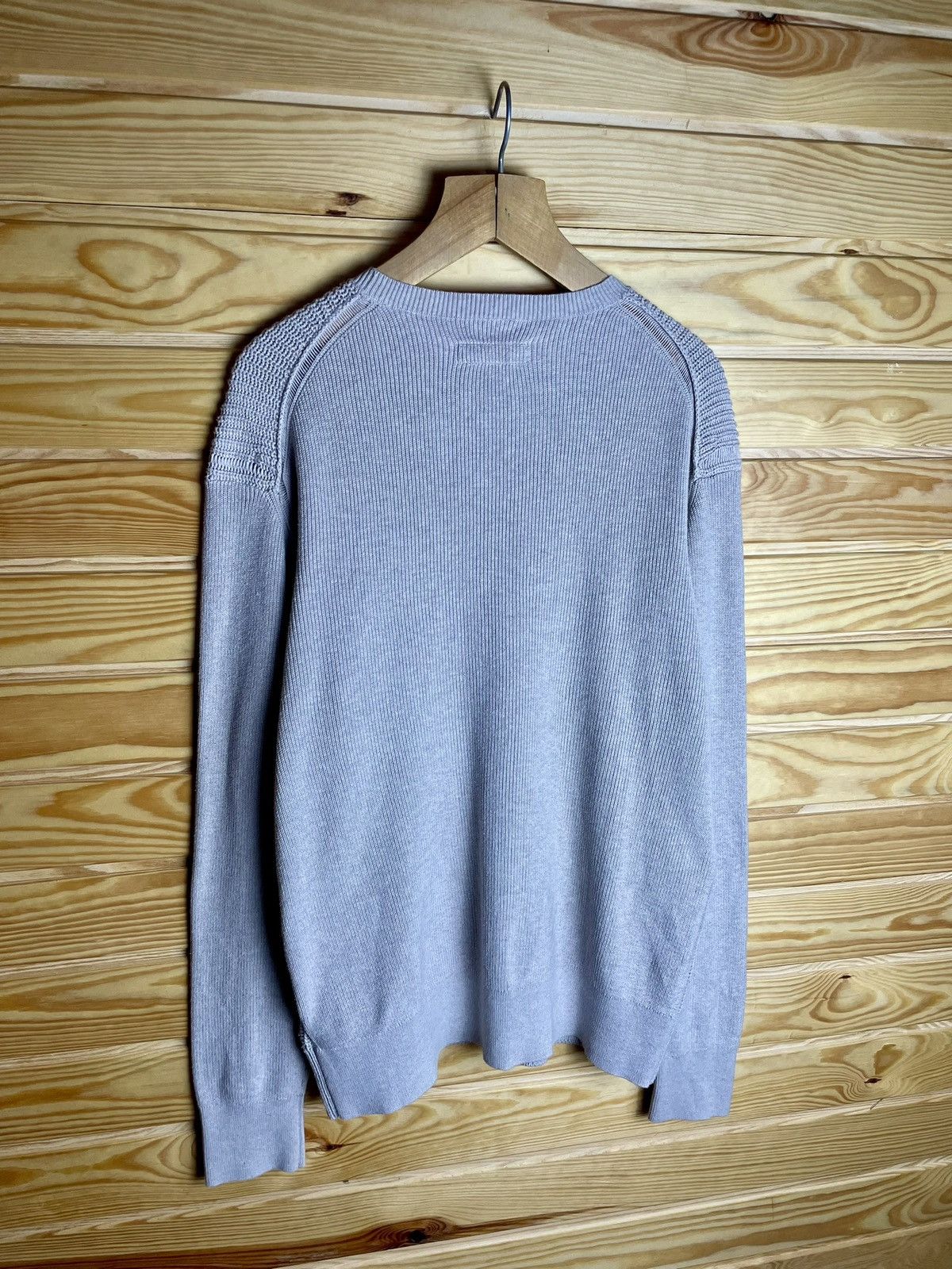 Allsaints × Designer All Saints Men Knit Sweater Avant Gard Y2K Size US L / EU 52-54 / 3 - 5 Thumbnail