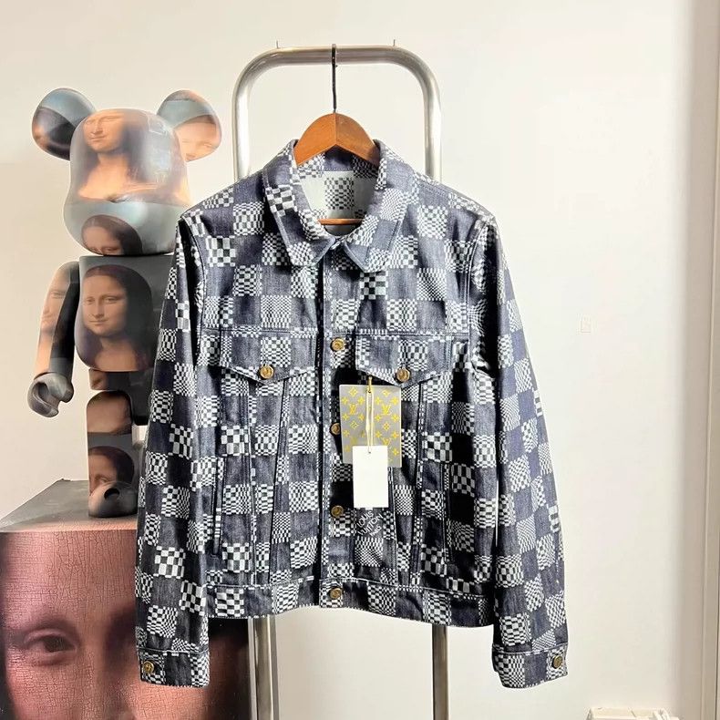 Louis Vuitton Louis Vuitton Checkerboard listing denim jacket 2504-Nextar Size US M / EU 48-50 / 2 - 1 Thumbnail