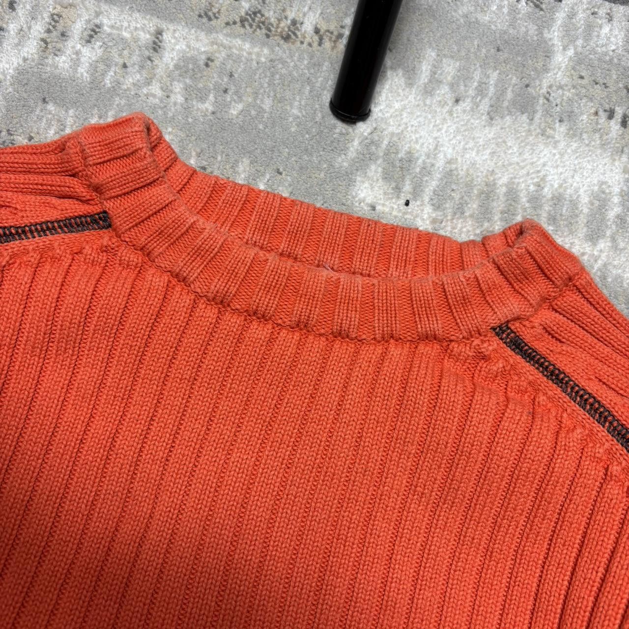 Japanese Brand 00s Ribbed Sweater Orange M Size US M / EU 48-50 / 2 - 4 Thumbnail
