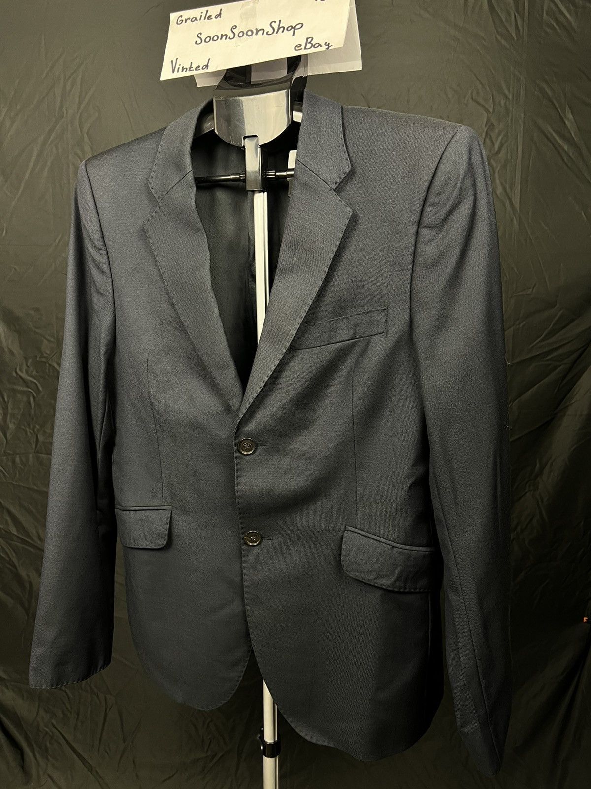 Acne Studios Rare Acne Studios Wall St Wool Blazer Men’s Navy Size 50 EU Size 50R - 1 Thumbnail