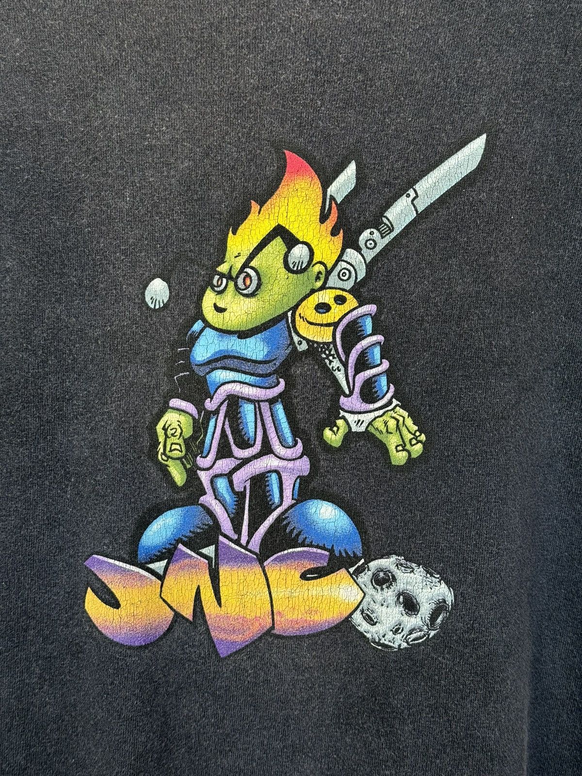 JNCO Vintage JNCO FlameHead Tees / Bjork Nirvana Aphex Twin Size US XL / EU 56 / 4 - 4 Thumbnail
