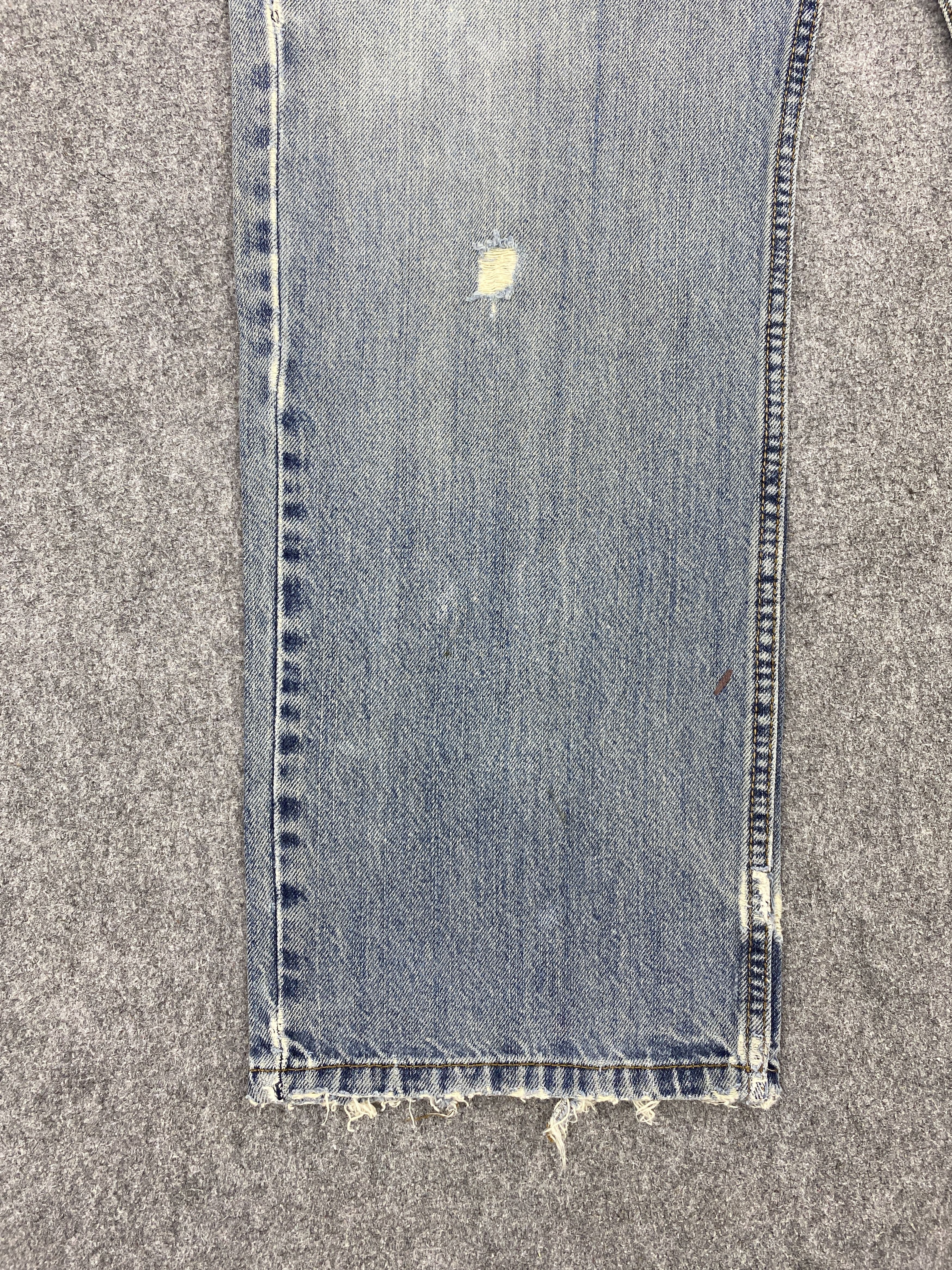 Levi's × Vintage Distrressed Vintage Levis Authentic Signature Jeans Size US 34 / EU 50 - 7 Thumbnail