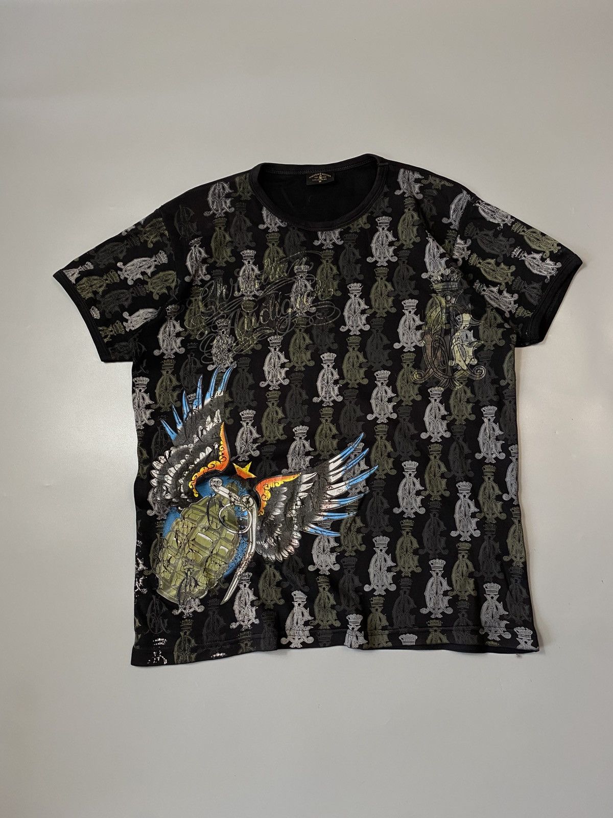 Christian Audigier Christian Audigier vintage by Ed Hardy y2k t-shirt Size US M / EU 48-50 / 2 - 2 Thumbnail