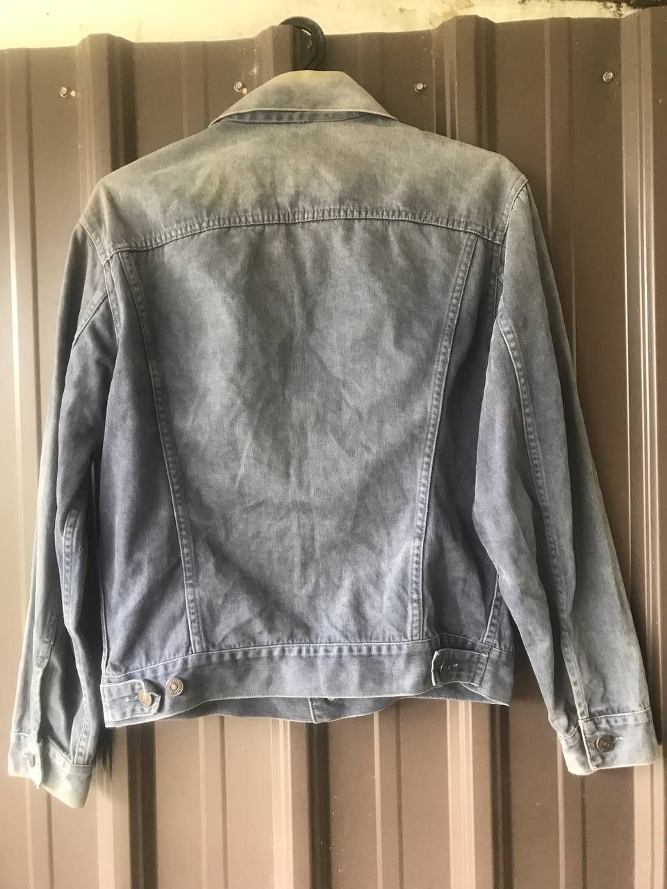 Levi's Vintage Clothing × Vintage Vintage Levis Trucker Big E Jacket Sunfaded Button 347 Size US S / EU 44-46 / 1 - 6 Thumbnail