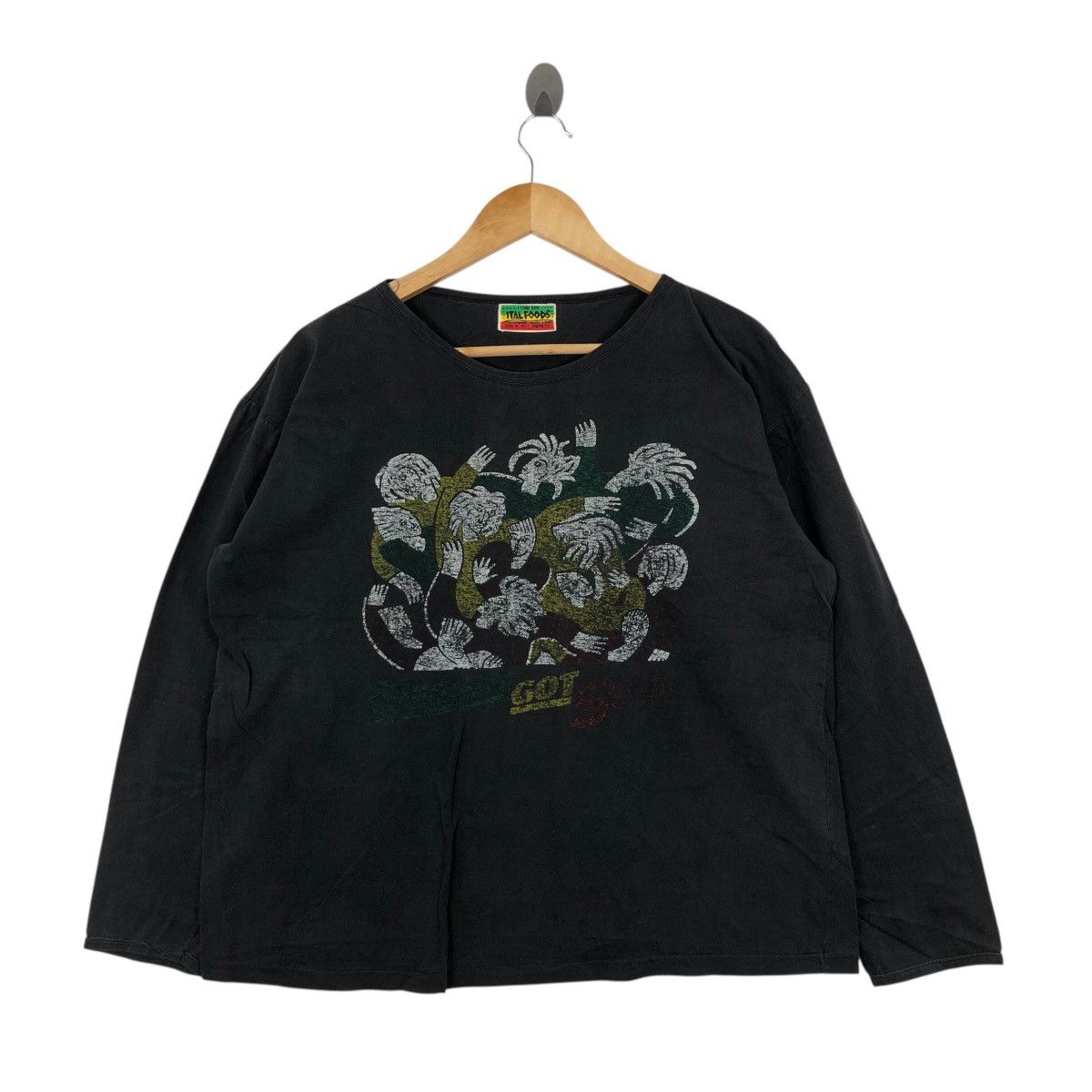 Vintage Vintage Raggae Got Soul Long Sleeve Italfoods Tag Size US L / EU 52-54 / 3 - 1 Thumbnail