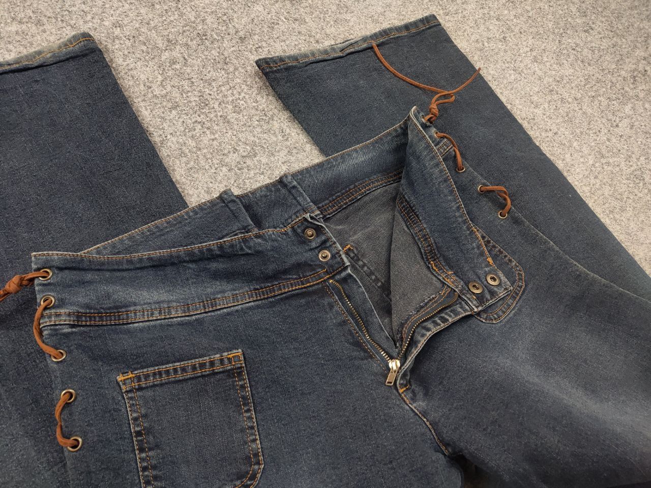 Le Grande Bleu (L.G.B.) Vintage Hysteric Glamour Faded l.g.b. Style Flared jeans Size 42" / US 20 - 14 Thumbnail