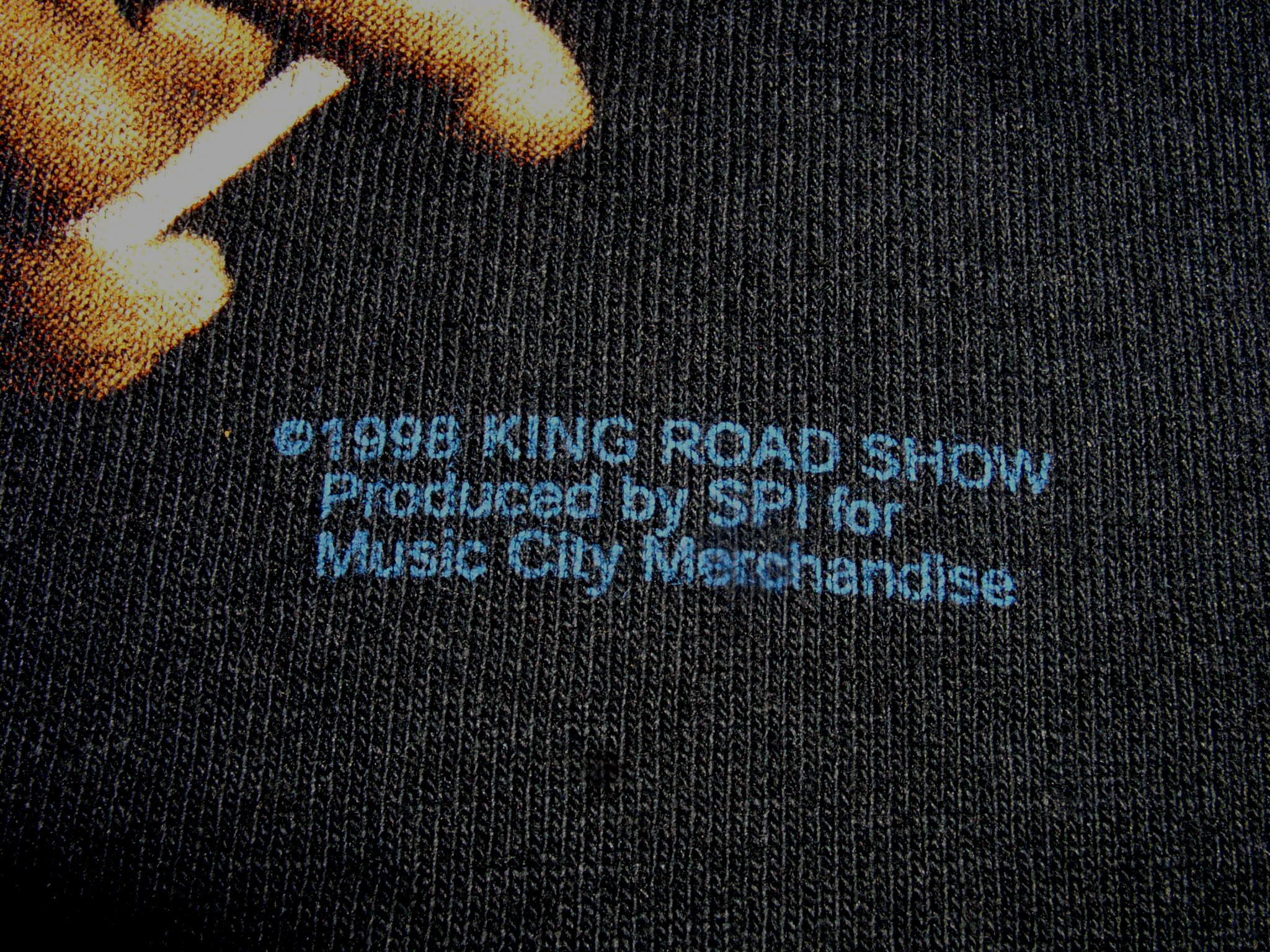 Vintage B.B. King Concert Tour T Shirt Vintage 1998 Single Stitched Size US XXL / EU 58 / 5 - 4 Thumbnail