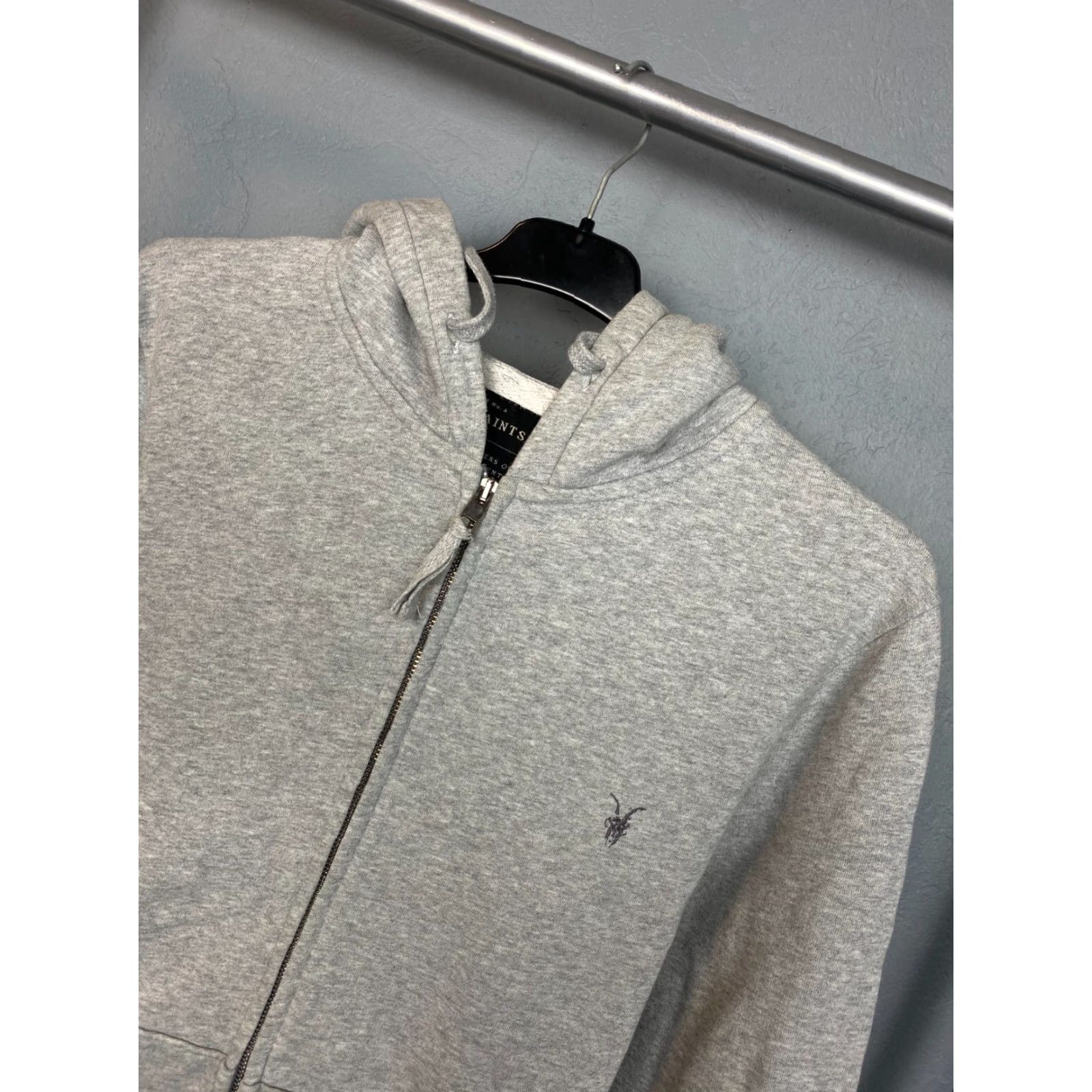 Allsaints Allsaints Vintage Mens Zip Hoodie Size M Gray Full Zip Hoodie Mens Size US M / EU 48-50 / 2 - 3 Thumbnail