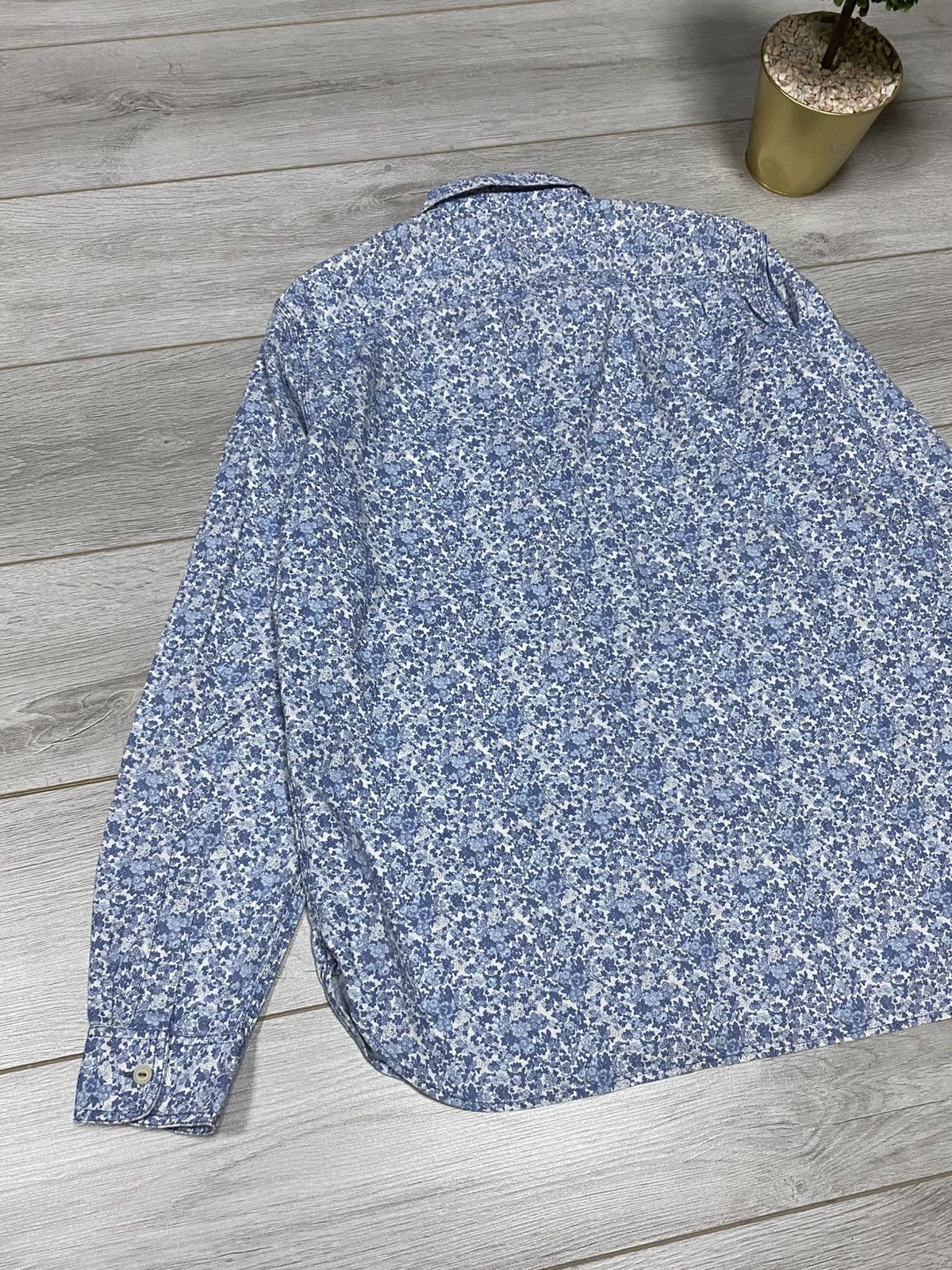 Vintage POLO Ralph 🌺 floral flowers Denim&supply over print shirt Size US L / EU 52-54 / 3 - 9 Thumbnail