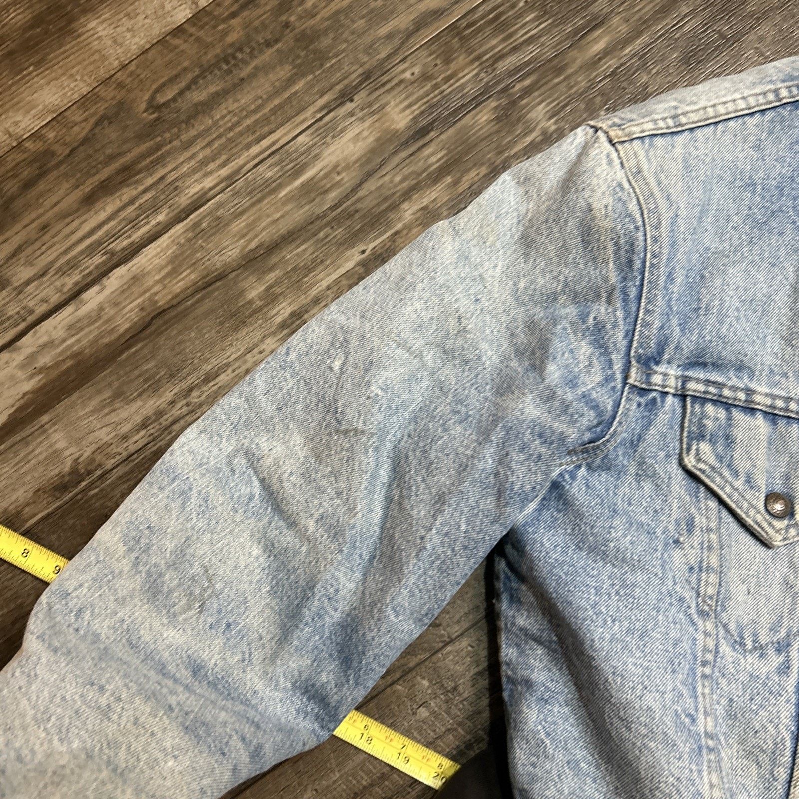 Levi's Vintage Levi’s Sherpa Lined Denim Trucker Jacket Size 42 Size US L / EU 52-54 / 3 - 4 Thumbnail