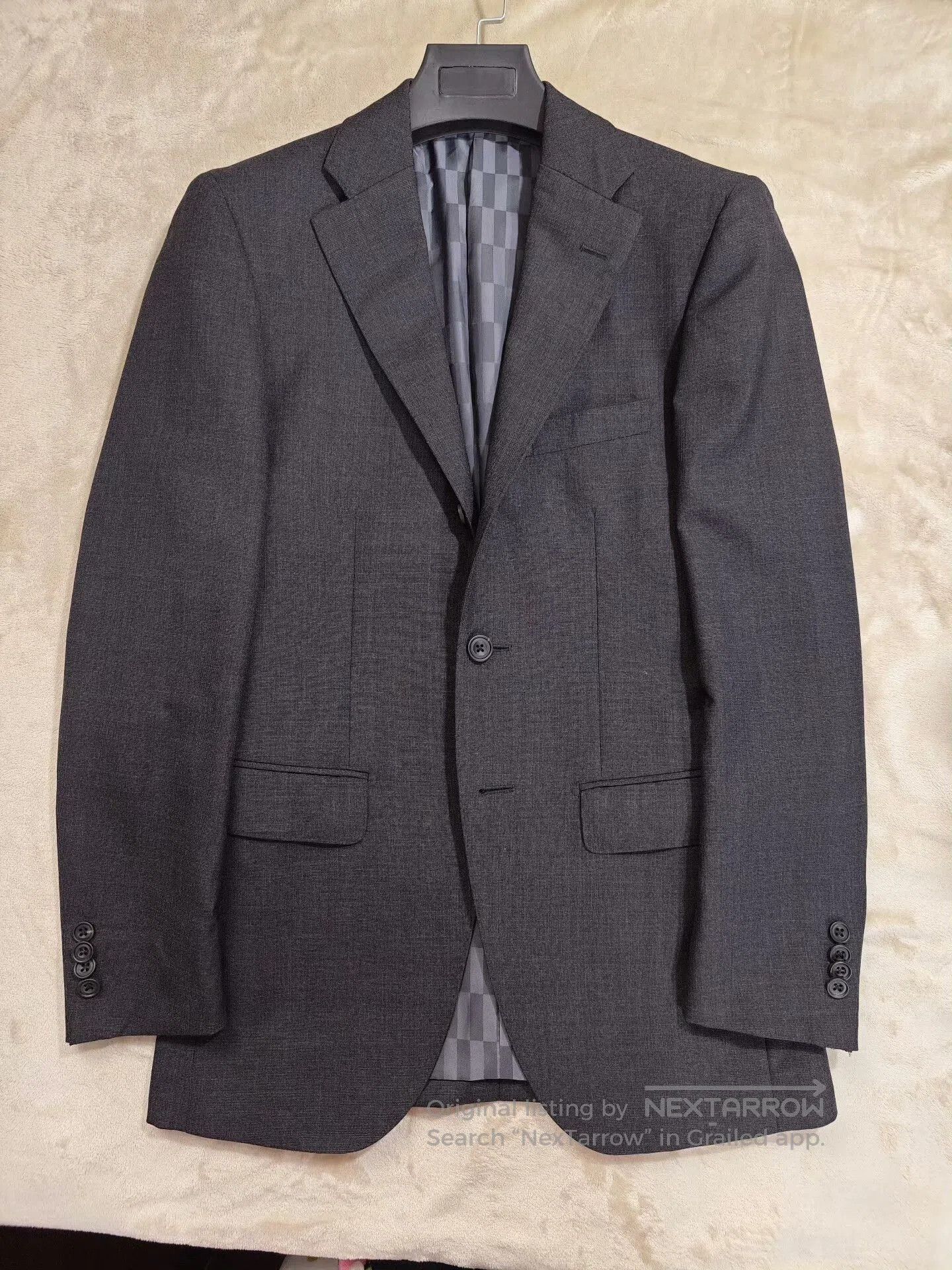 Holland & Sherry Holland Sherry Gray Wool Blazer. Size US S / EU 44-46 / 1 - 5 Thumbnail