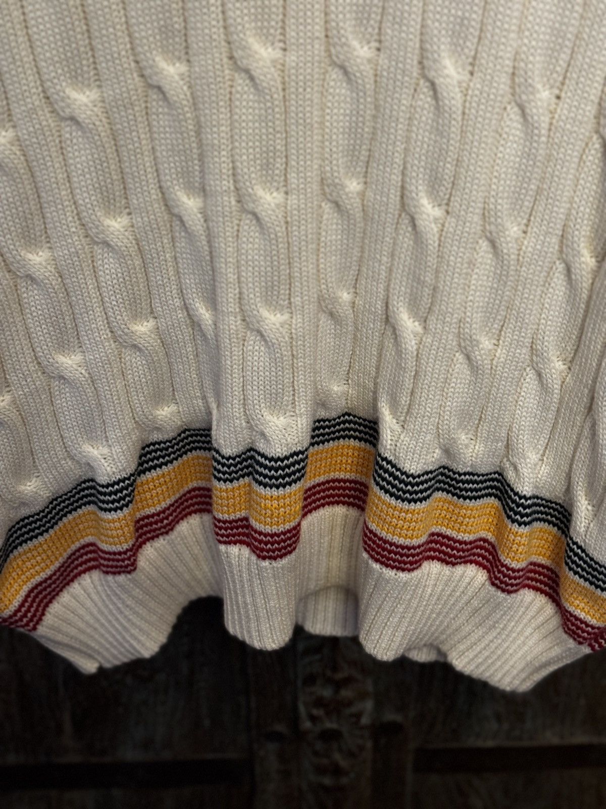 Other For the Homies Cricket Vest Cream, Green, Yellow, Red stripe Size US L / EU 52-54 / 3 - 2 Thumbnail