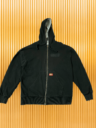 Dickies × Vintage Vintage Dickies Canvas Fleece Zip-up Hoodie Size US L / EU 52-54 / 3 - 1 Thumbnail