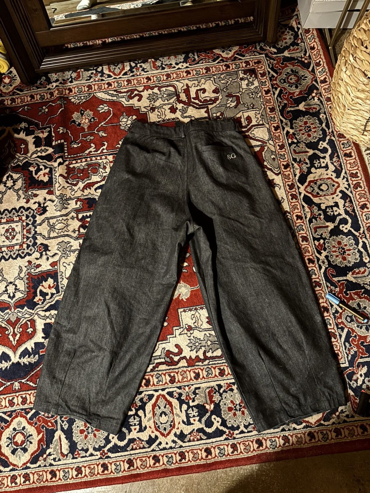 Other baggy raw denim jeans Size US 32 / EU 48 - 2 Thumbnail