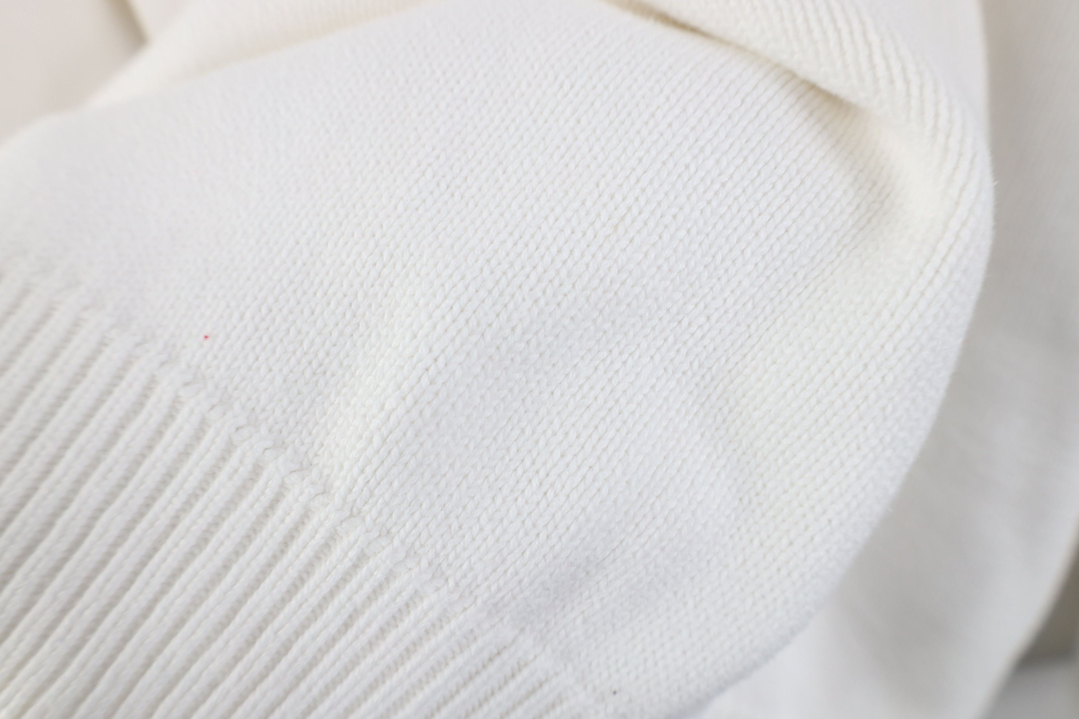 Vintage Vintage 90s Streetwear Cotton Knit Crewneck Sweater White Size XL / US 12-14 / IT 48-50 - 9 Thumbnail