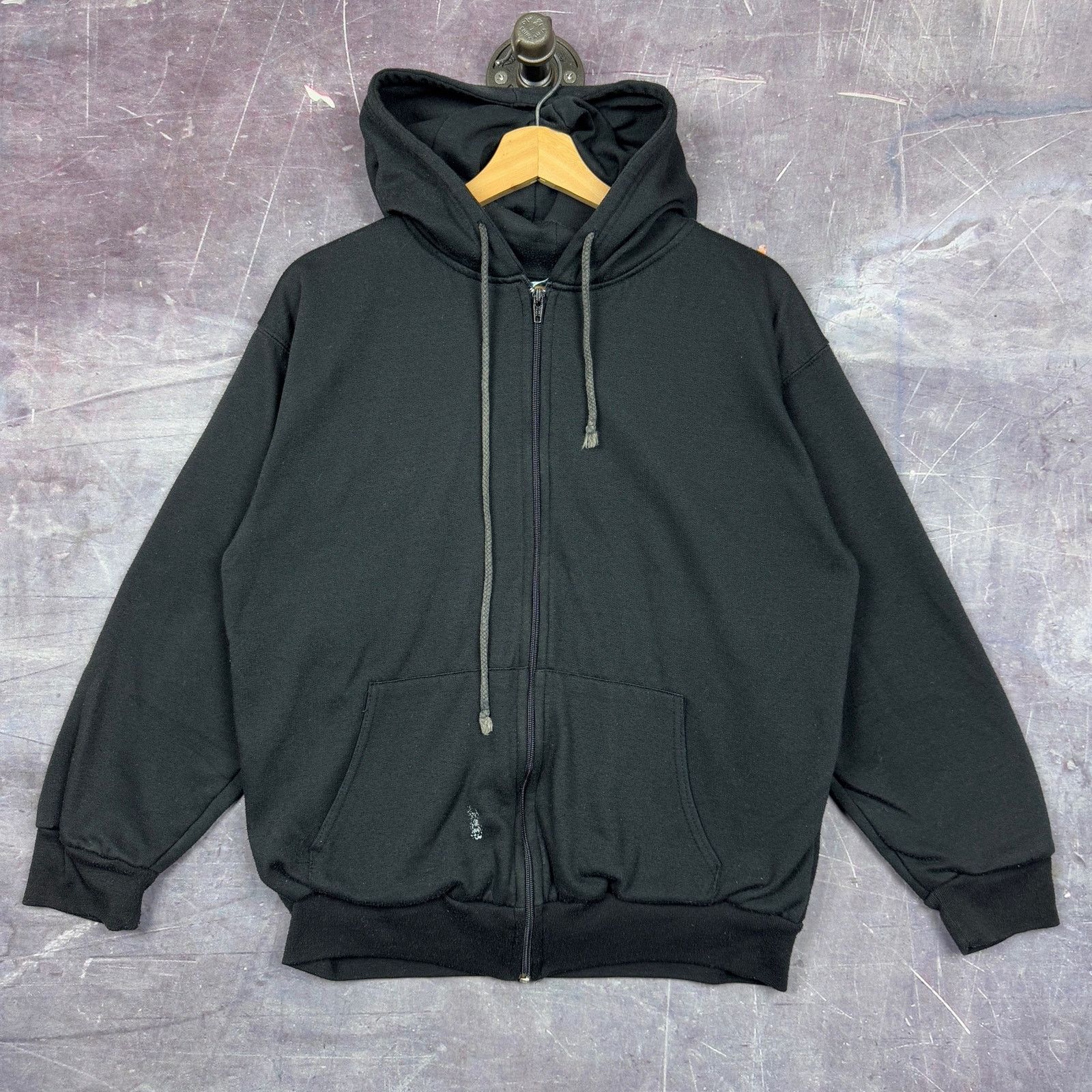 90s EMPORIO ARMANI ninja hoodie XL