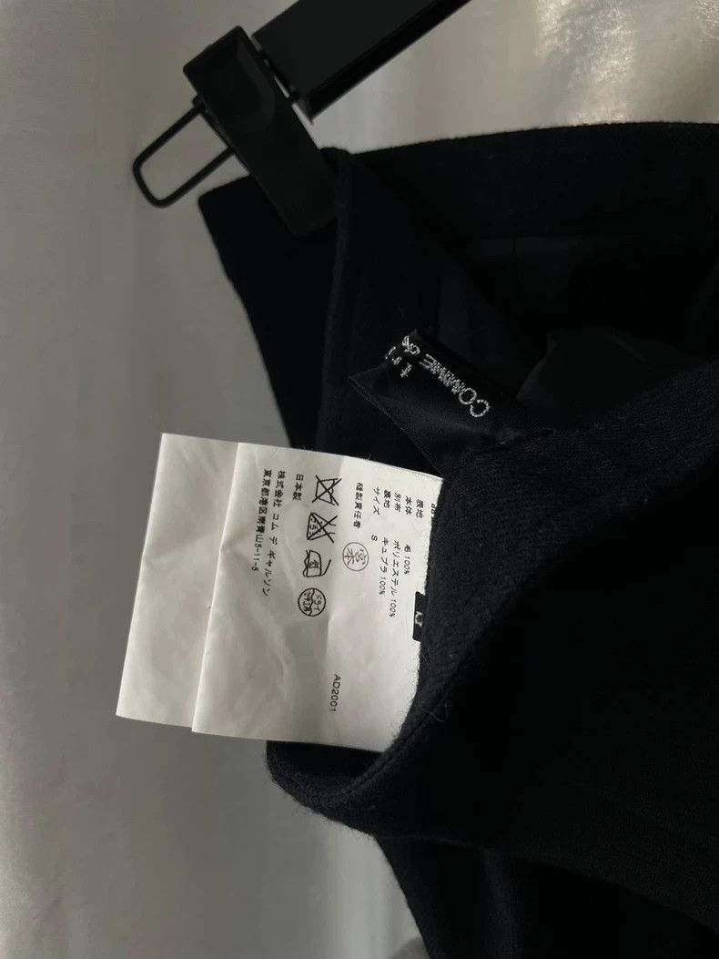 Comme des Garcons Comme des Garcons size s Vintage wool black hem lace skirt Size 24" / US 00 / IT 34 - 4 Thumbnail
