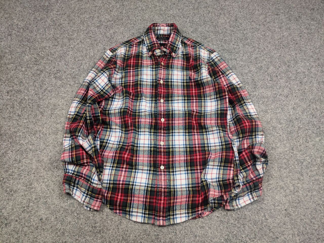 Polo Ralph Lauren Vintage Polo Ralph Lauren Flannel Shirt Y2K Style Custom fit Size US S / EU 44-46 / 1 - 3 Thumbnail