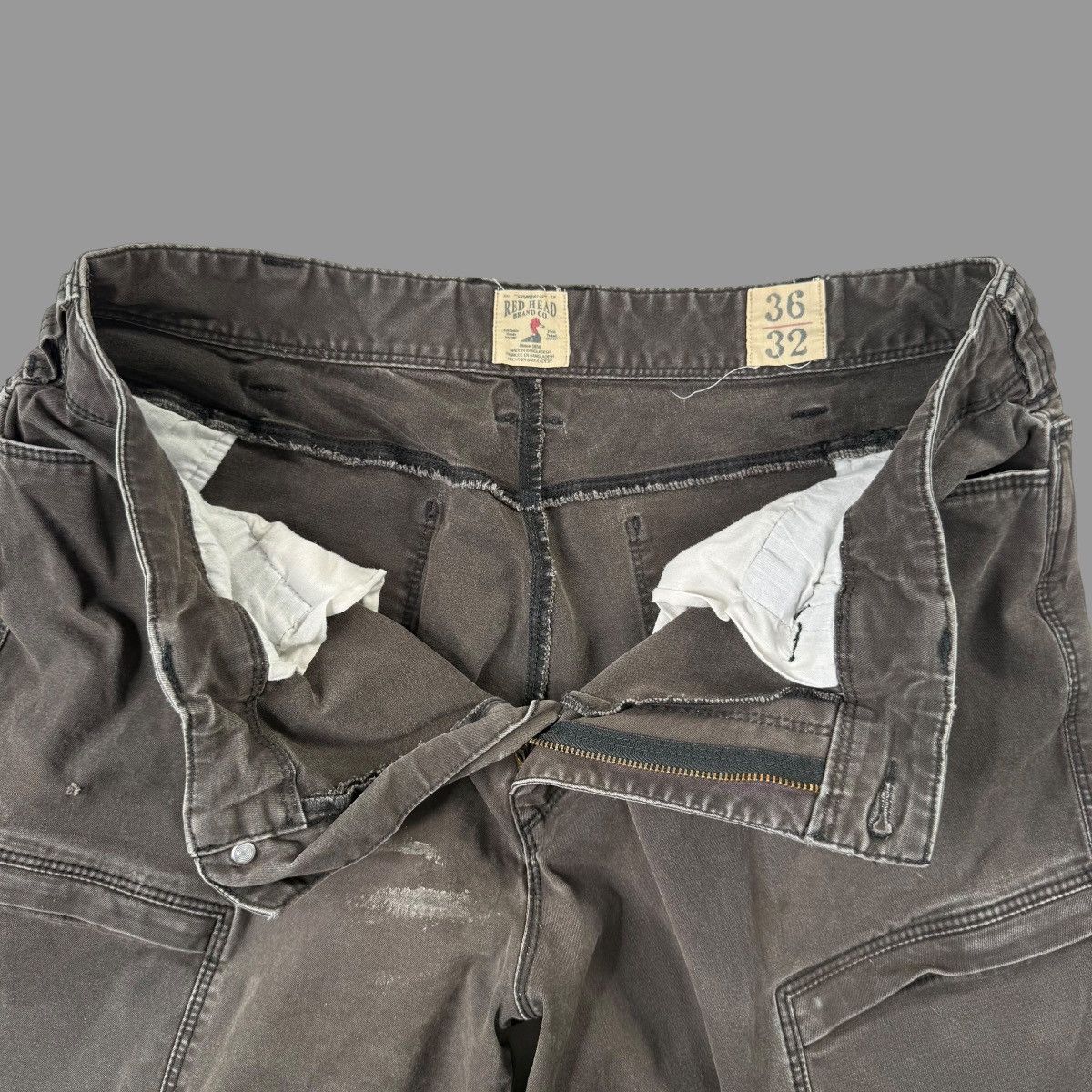 Vintage Vintage brown cargo work pants Size US 34 / EU 50 - 5 Thumbnail